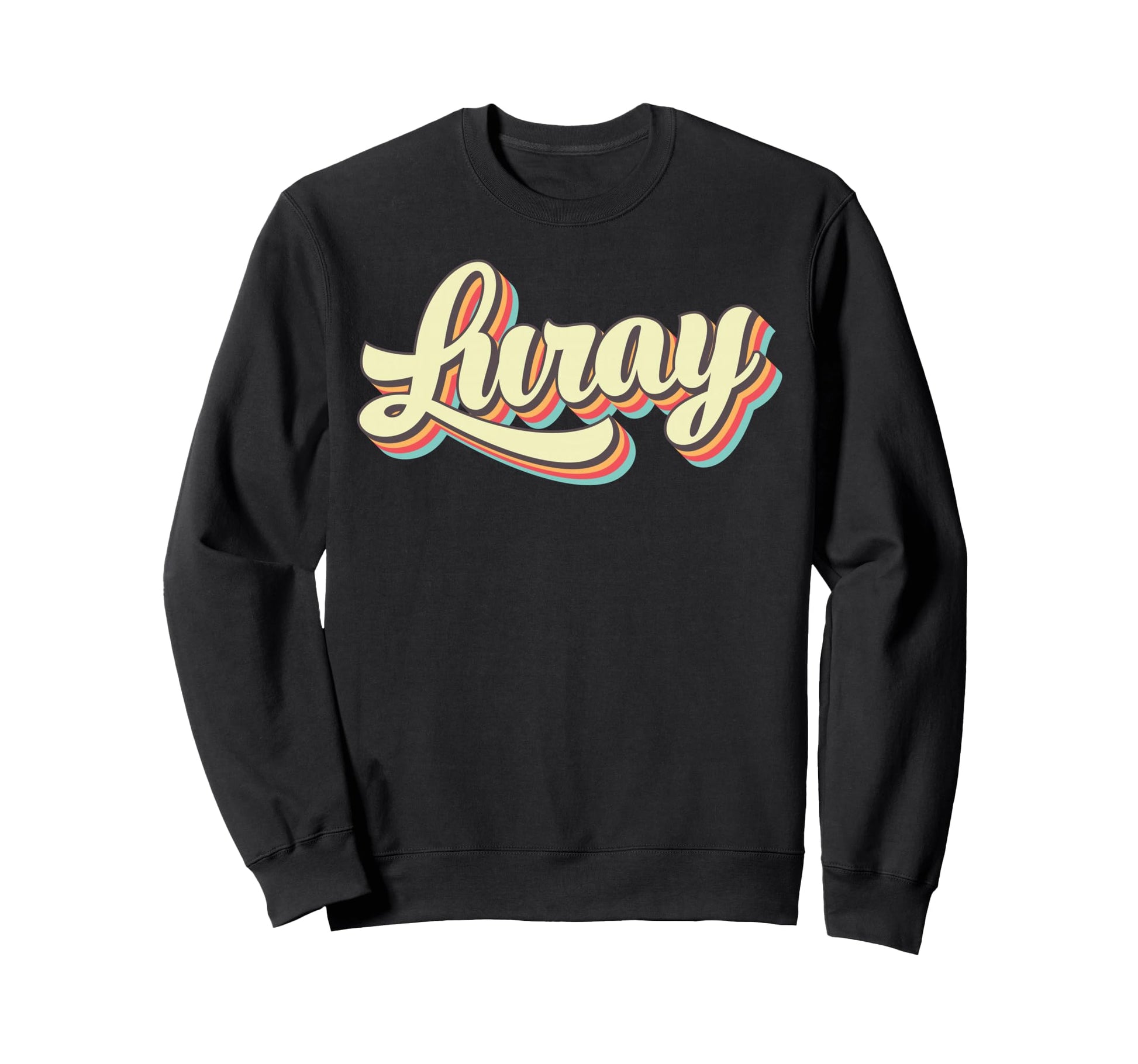 Luray Art Baseball Font Sweatshirt - Custom Art Print Men Women - T-Shirt, Sweatshirt, Hoodie