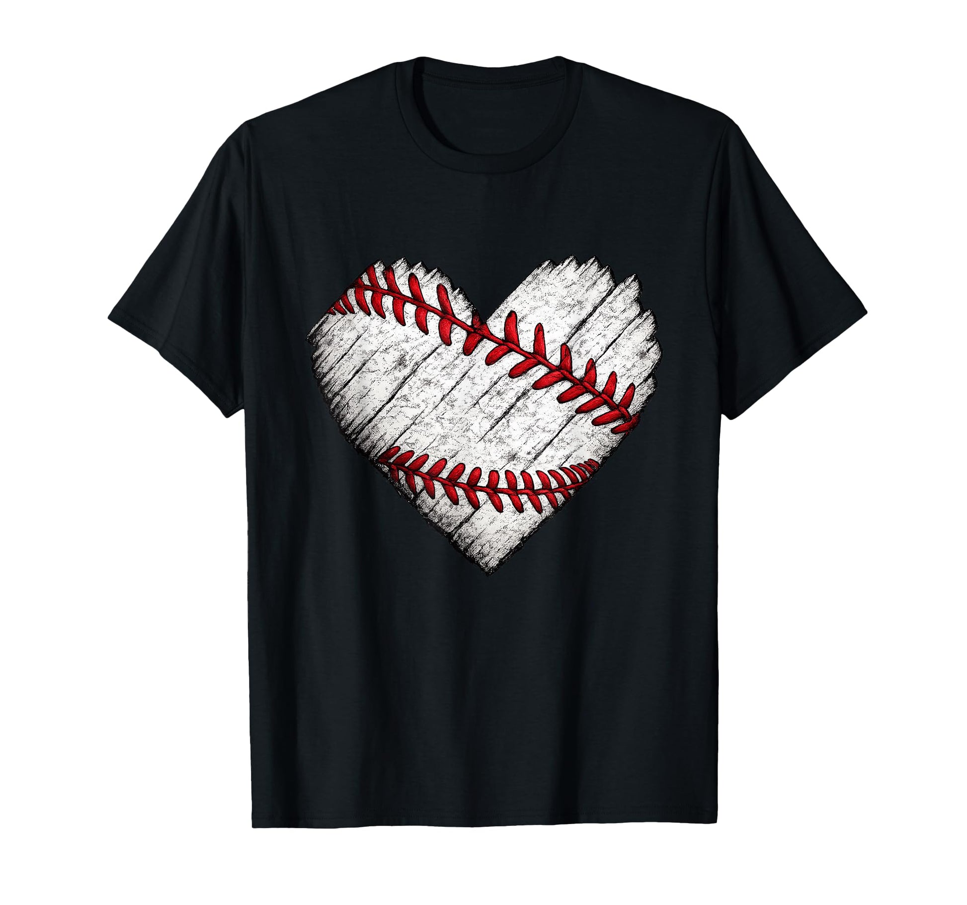 Baseball Heart Game Day Love T-Shirt - Trendy Graphic Unisex - T-Shirt, Sweatshirt, Hoodie