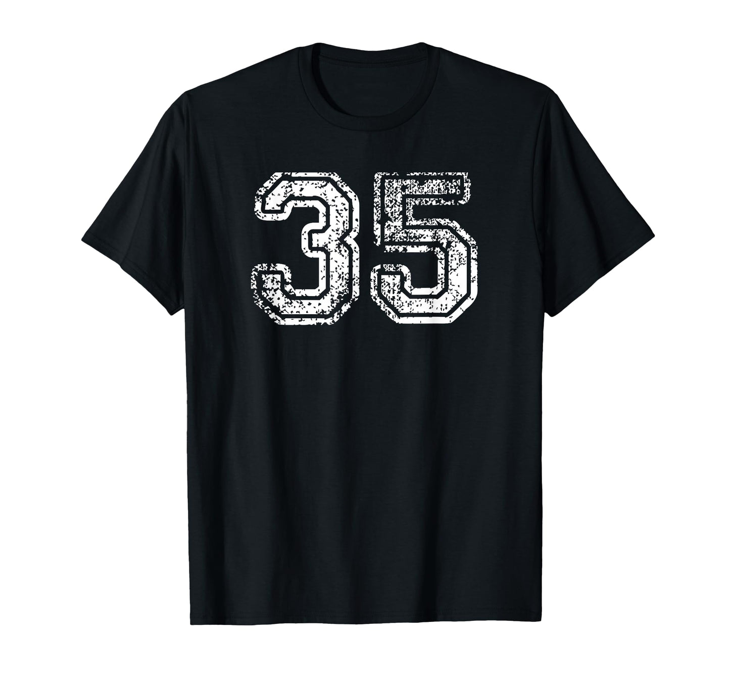 Number 35 Baseball Football Soccer T-Shirt - Streetwear Style Men Women - T-Shirt, Sweatshirt, Hoodie