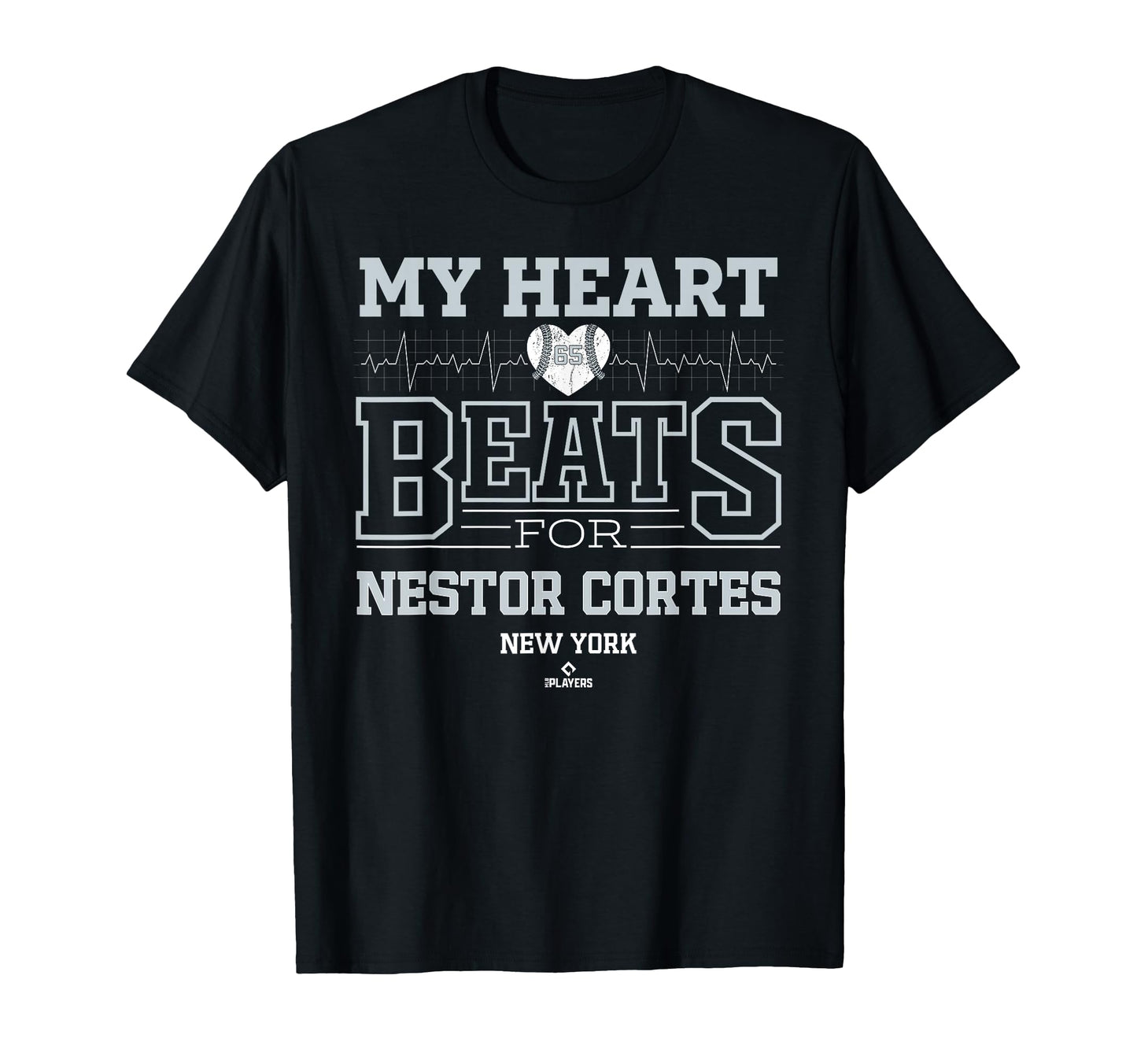My Heart Beats Nestor Cortes New York T-Shirt - Trendy Graphic Men Women - T-Shirt, Sweatshirt, Hoodie