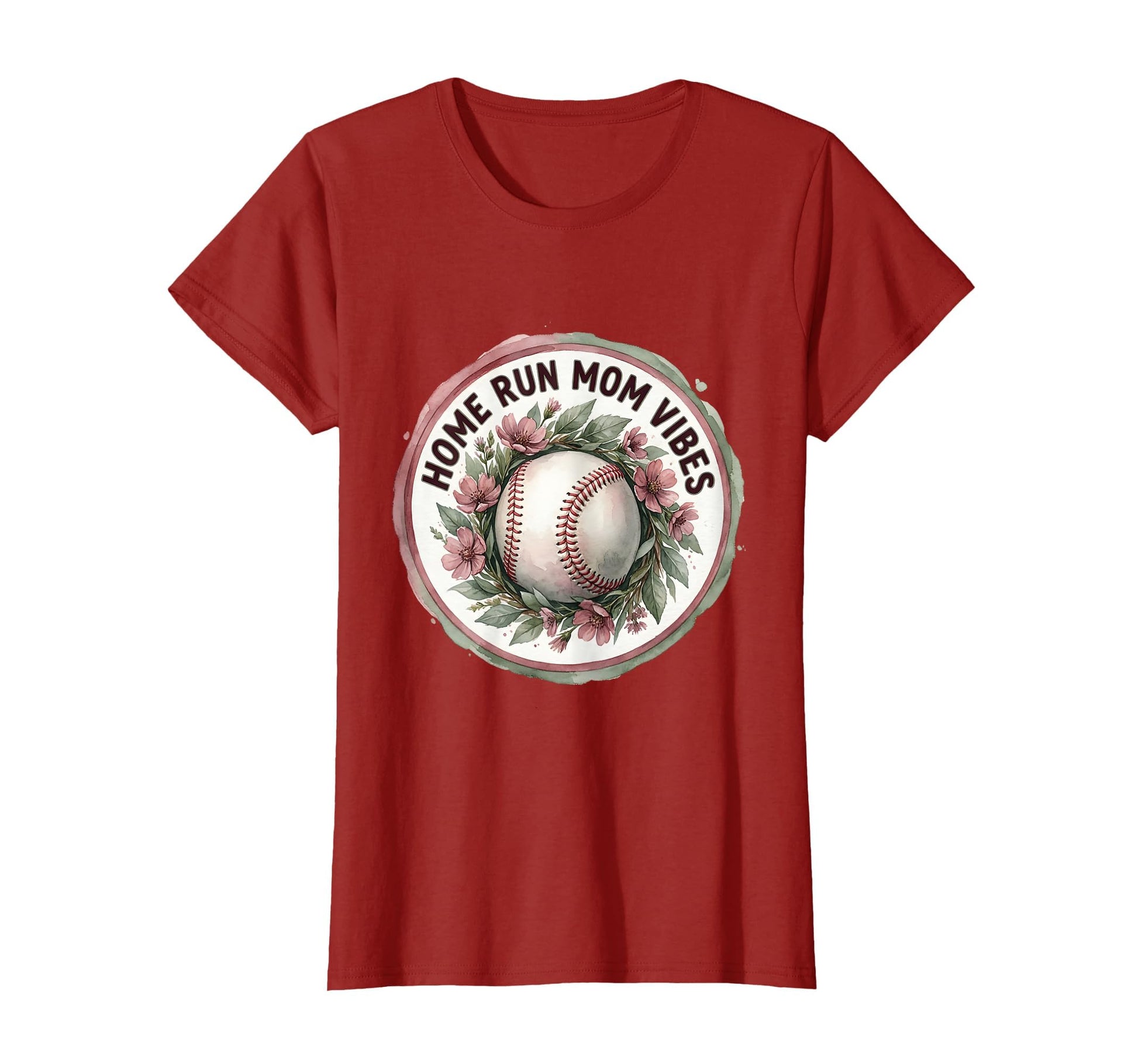 Home Run Mom Vibes Baseball T-Shirt - Aesthetic Graphic for Adults - T-Shirt, Sweatshirt, Hoodie