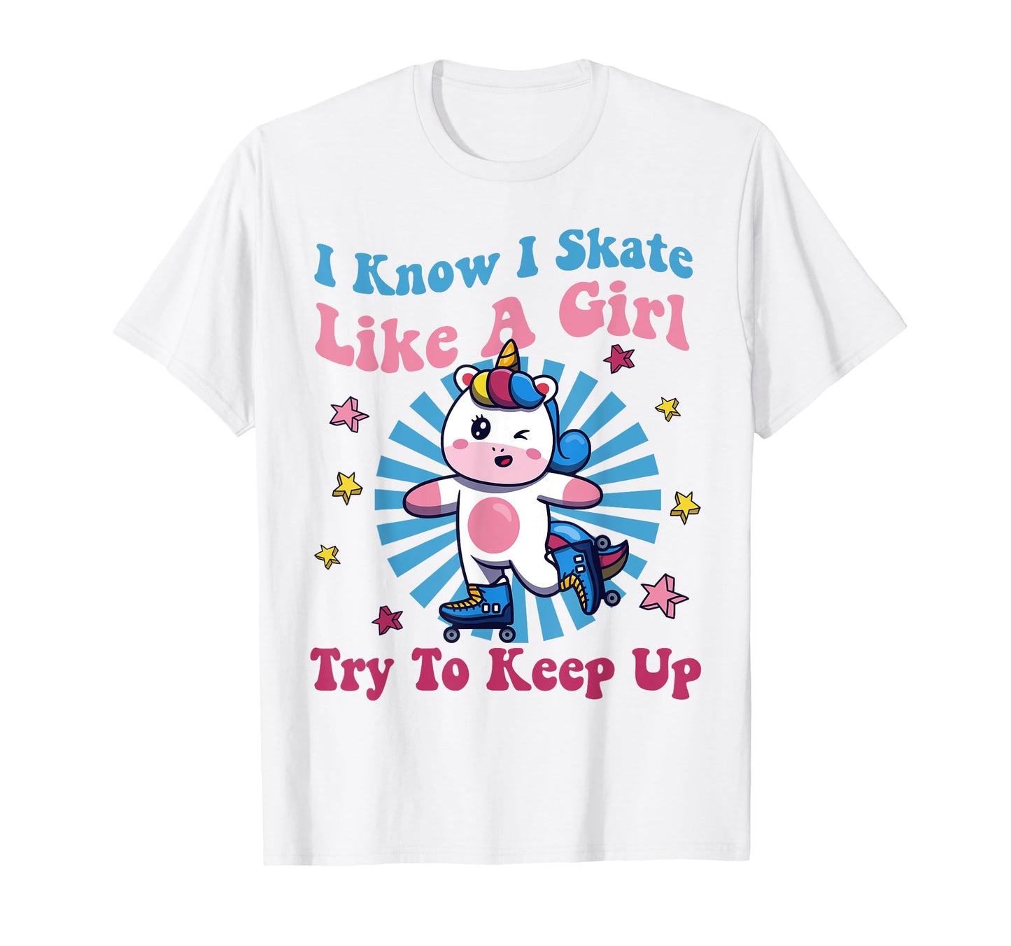 Roller Skating Skate 1970S Unicorn T-Shirt - Streetwear Style Men Women - T-Shirt, Sweatshirt, Hoodie