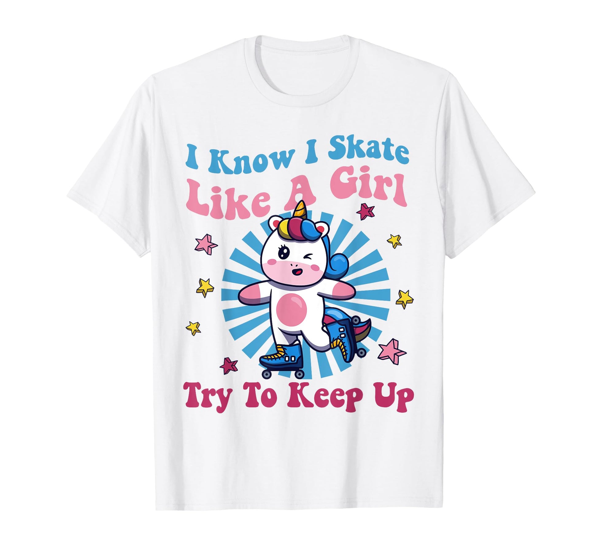 Roller Skating Skate 1970S Unicorn T-Shirt - Streetwear Style Men Women - T-Shirt, Sweatshirt, Hoodie