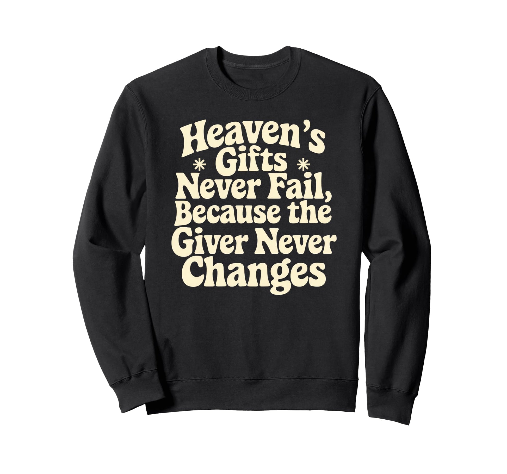 Christian Typography Scripture Sweatshirt - Unique Graphic for Adults - T-Shirt, Sweatshirt, Hoodie
