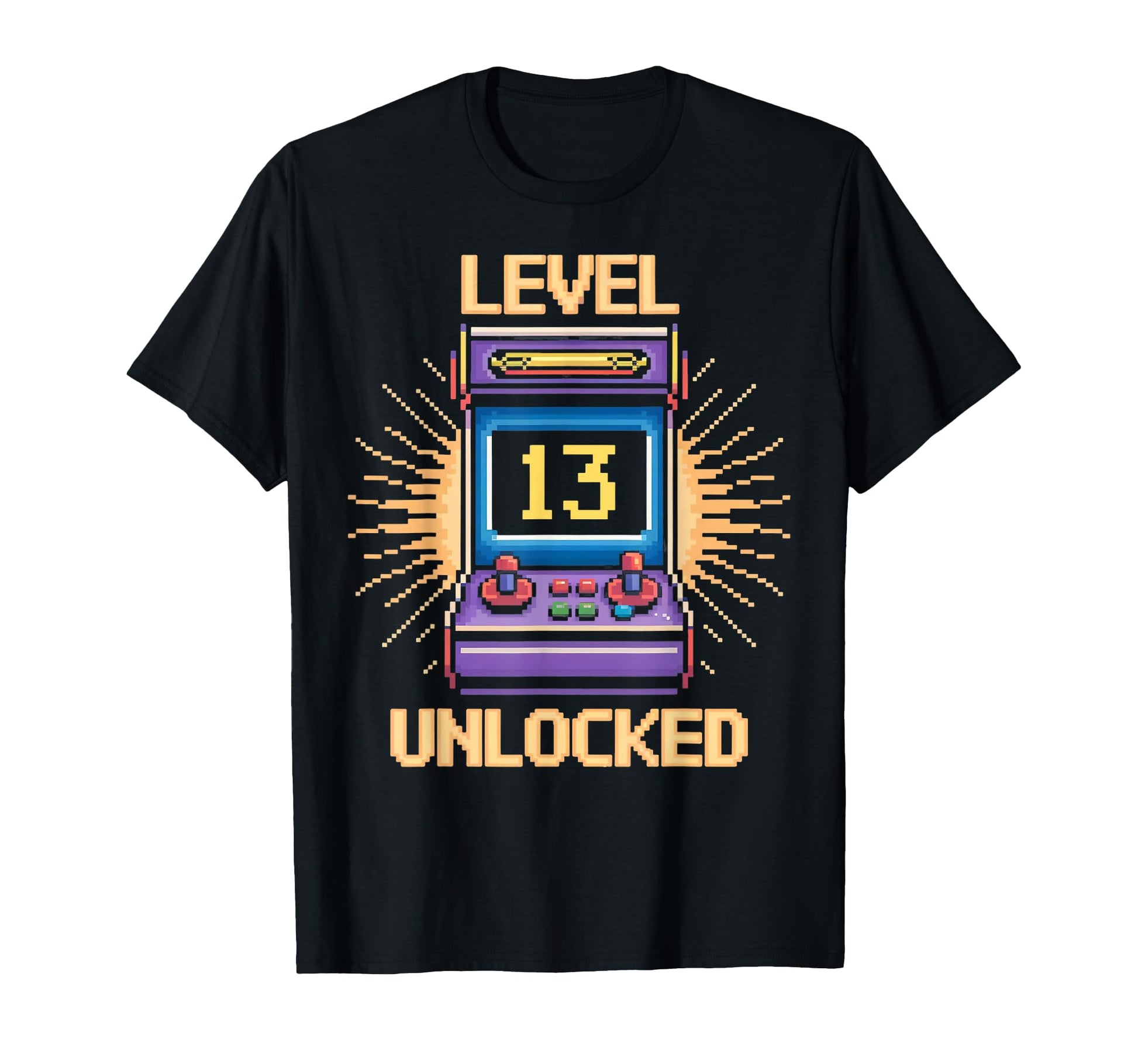 Level 13 Unlock Birthday Gamer 13 Year T-Shirt - Graphic Print for Adults - T-Shirt, Sweatshirt, Hoodie