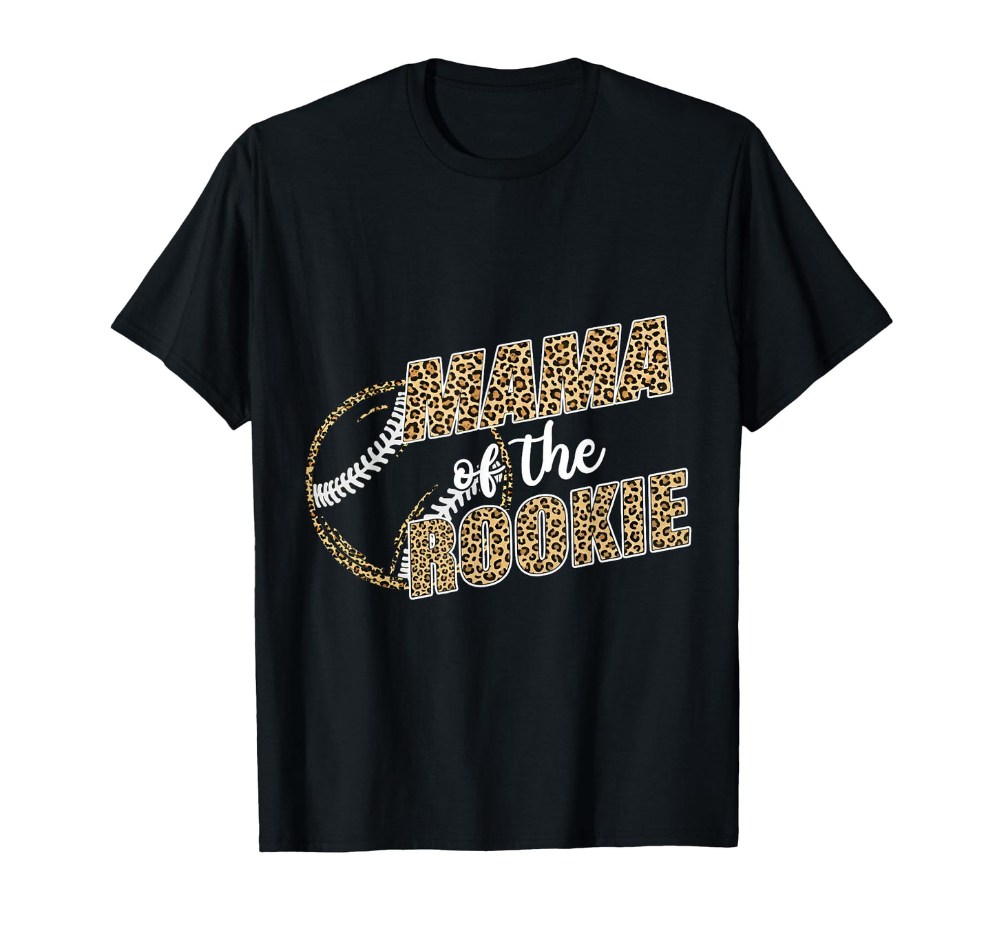 Baseball Mama Rookie Leopard Proud T-Shirt - Aesthetic Graphic Unisex - T-Shirt, Sweatshirt, Hoodie