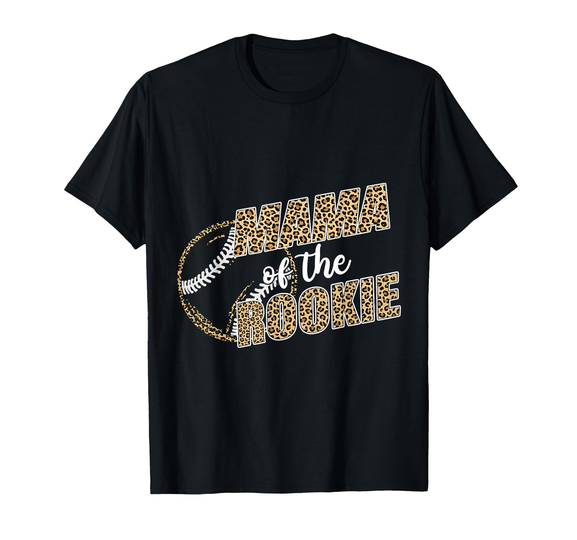 Baseball Mama Rookie Leopard Proud T-Shirt - Aesthetic Graphic Unisex - T-Shirt, Sweatshirt, Hoodie