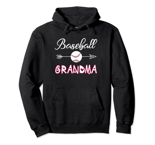 Baseball Grandma Birthday Sport Hoodie - Minimalist Print Men Women - T-Shirt, Sweatshirt, Hoodie
