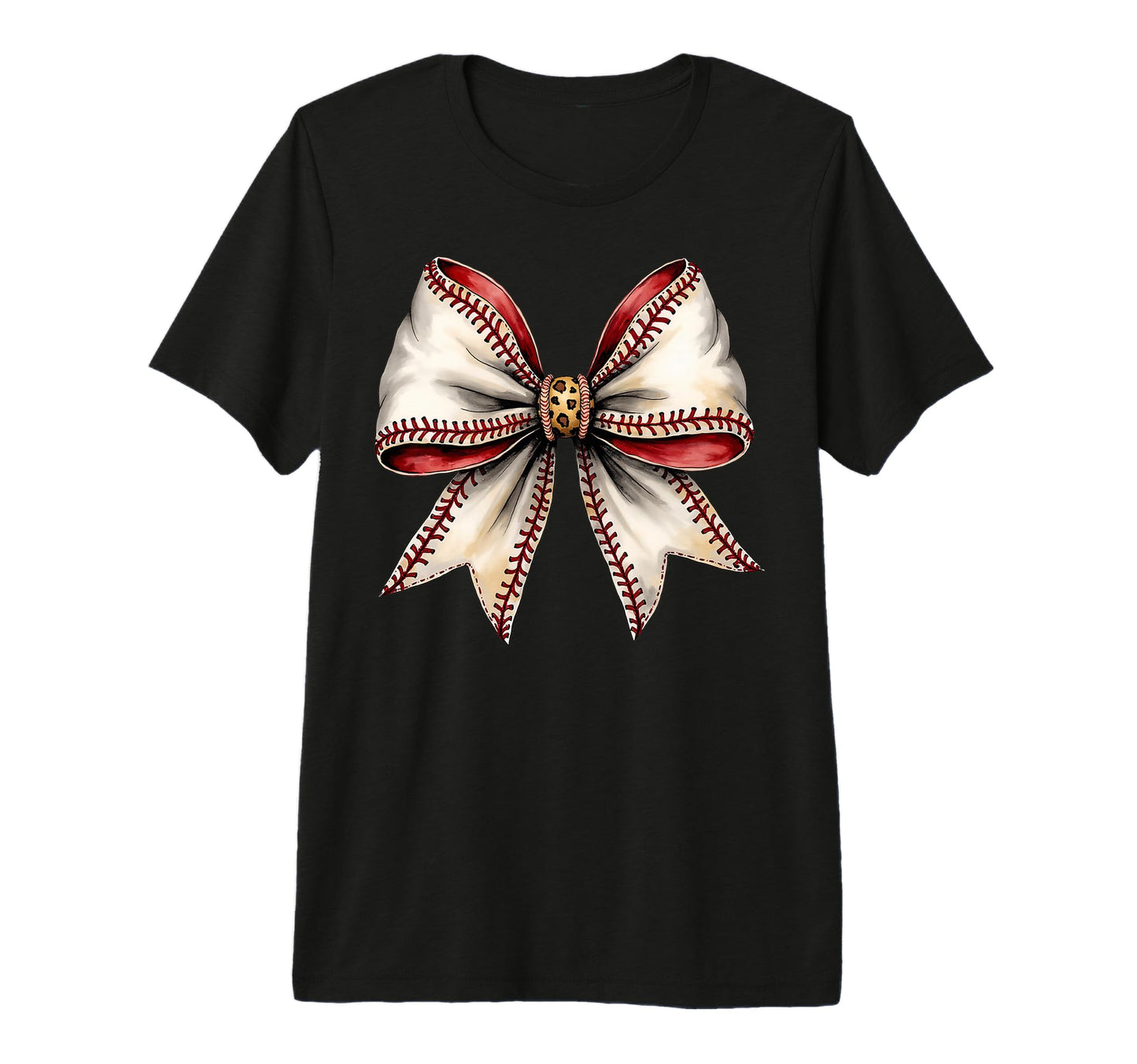 Baseball Mom Coquette White Bow T-Shirt - Fun Novelty Design Men Women - T-Shirt, Sweatshirt, Hoodie
