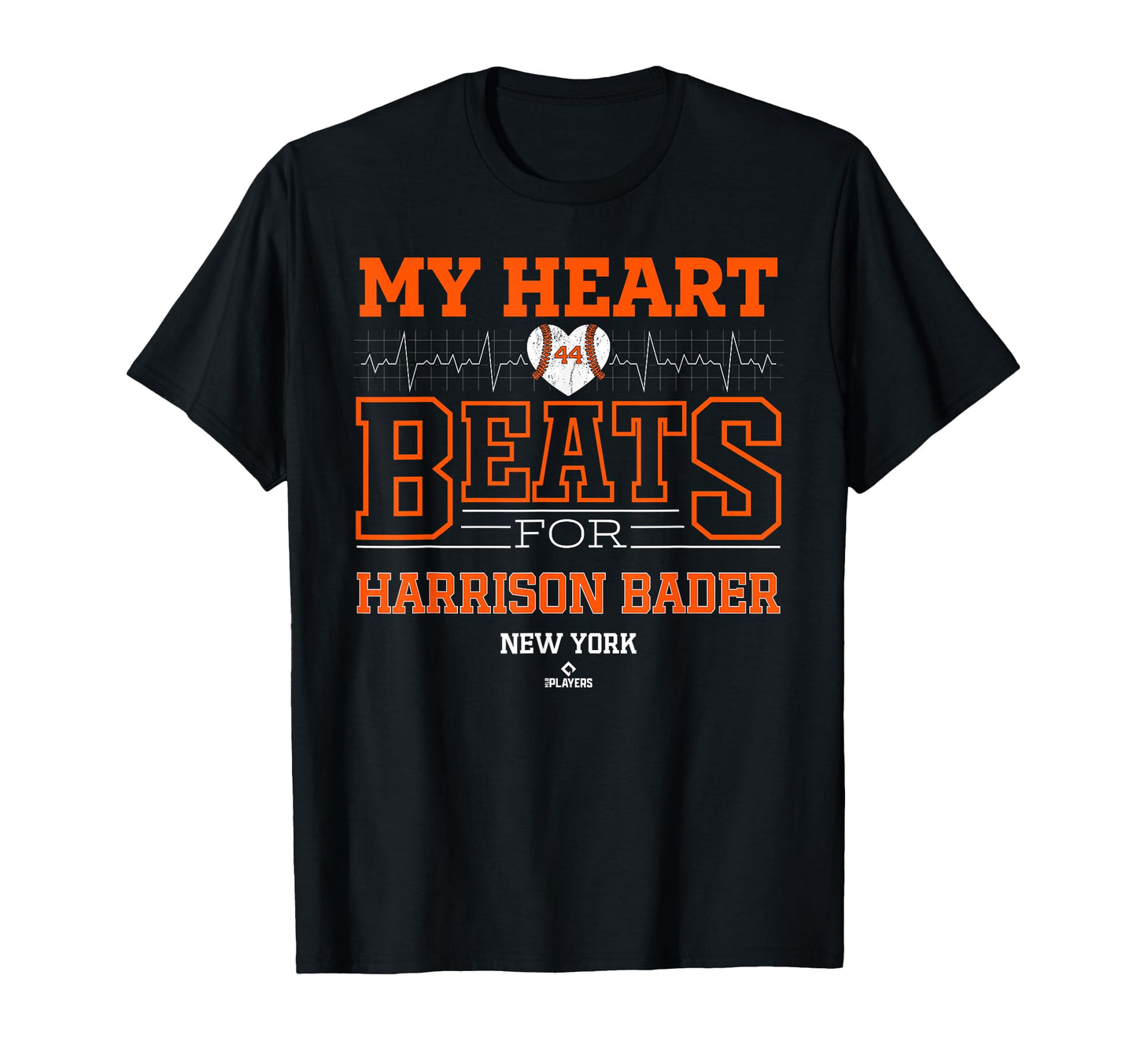 My Heart Beats Harrison Bader New York T-Shirt - Graphic Print for Adults - T-Shirt, Sweatshirt, Hoodie