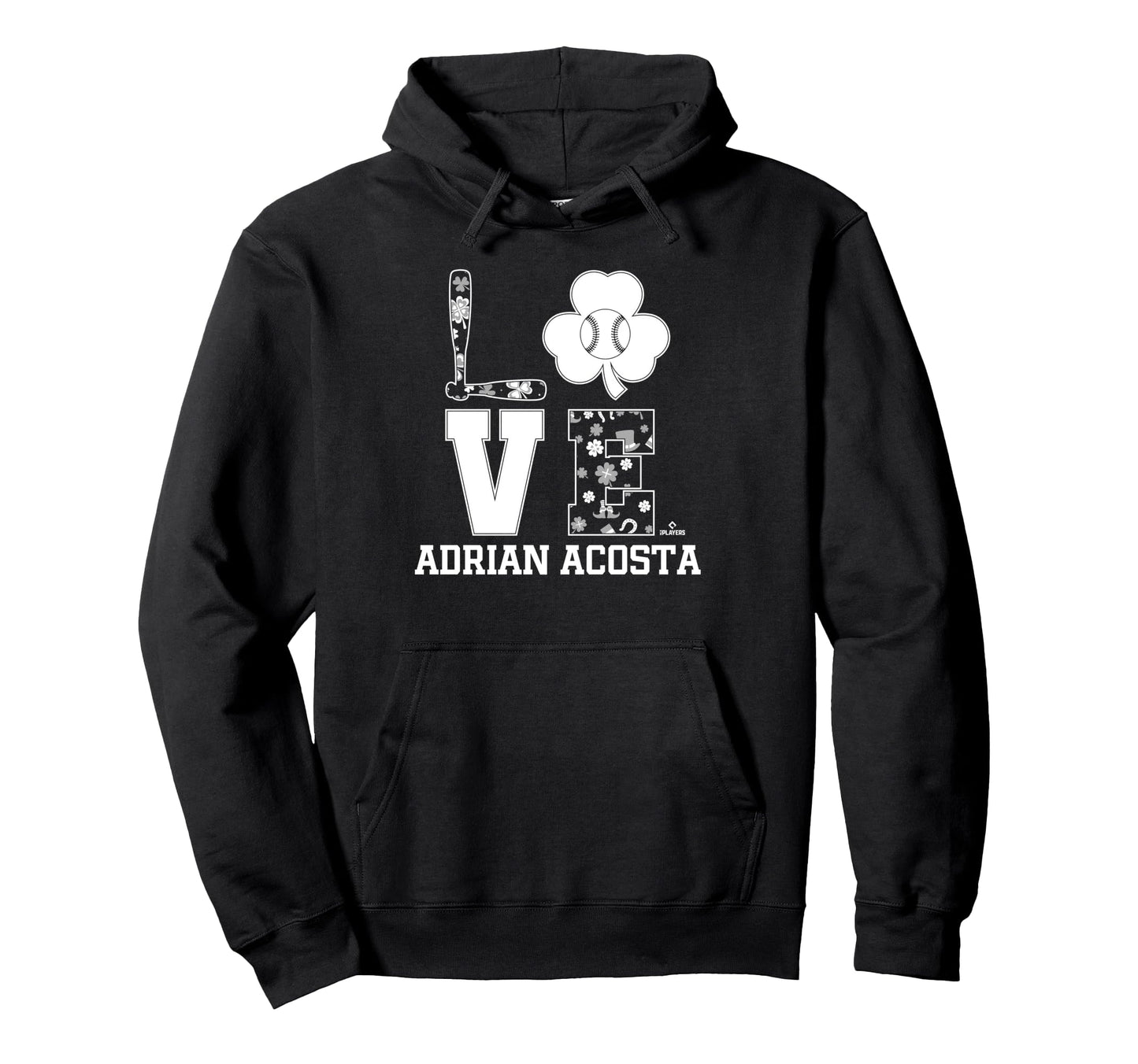 St Patricks Day Love Floral Adrian Hoodie - Custom Art Print for Adults - T-Shirt, Sweatshirt, Hoodie