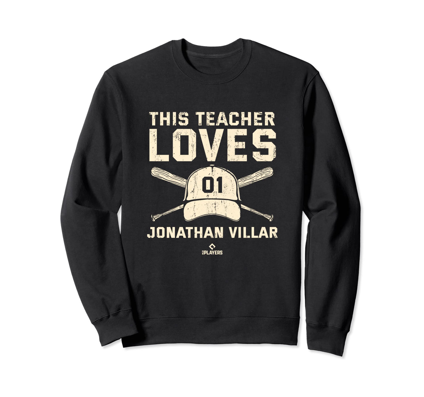This Teacher Loves Jonathan Villar Sweatshirt - Graphic Print for Adults - T-Shirt, Sweatshirt, Hoodie