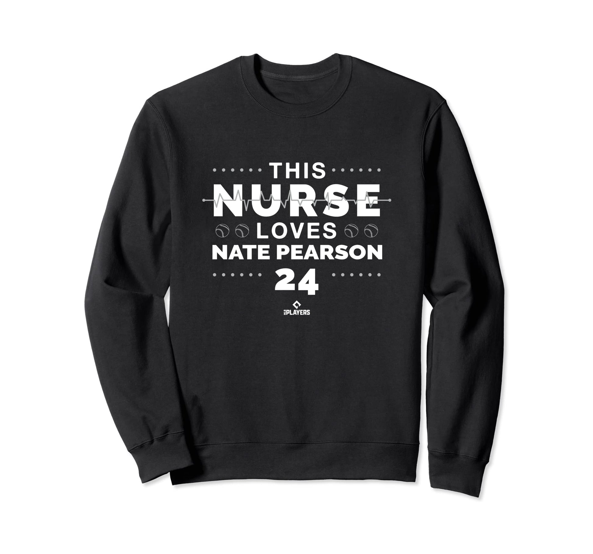 This Nurse Loves Nate Pearson Toronto Sweatshirt - Graphic Print Men Women - T-Shirt, Sweatshirt, Hoodie