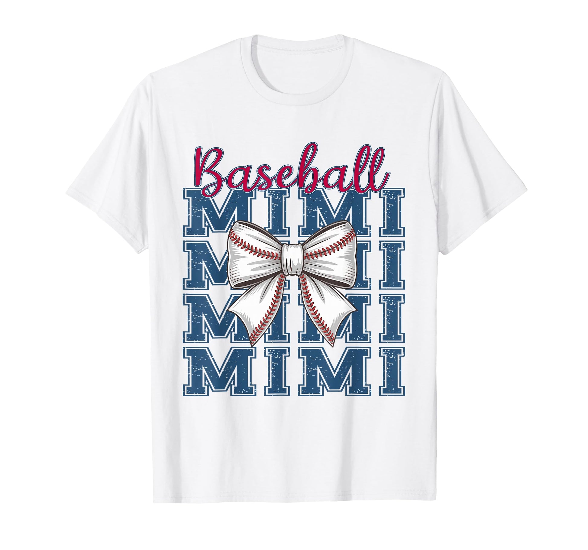 Baseball Mimi Coquette Bow T-Shirt - Casual Everyday Wear for Adults - T-Shirt, Sweatshirt, Hoodie