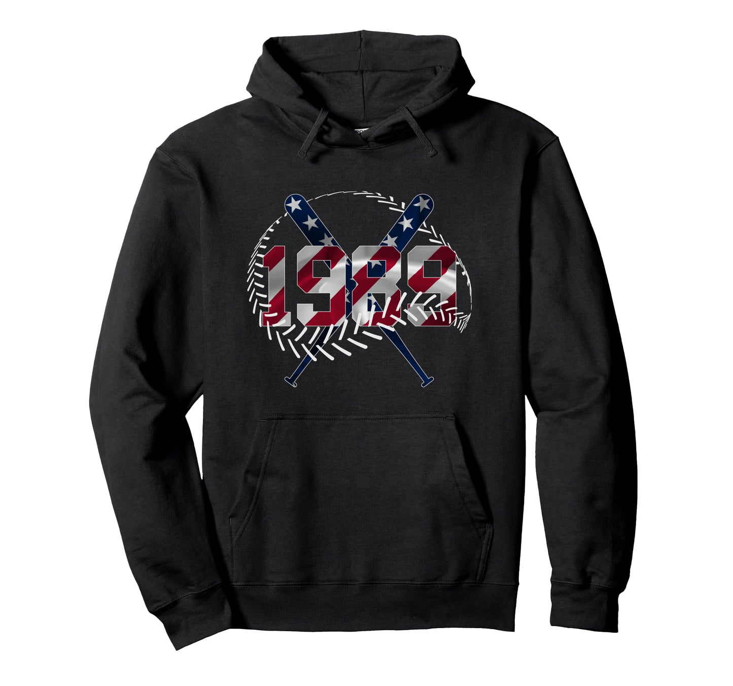 37Th Birthday Baseball 1989 Hoodie - Casual Everyday Wear for Adults - T-Shirt, Sweatshirt, Hoodie