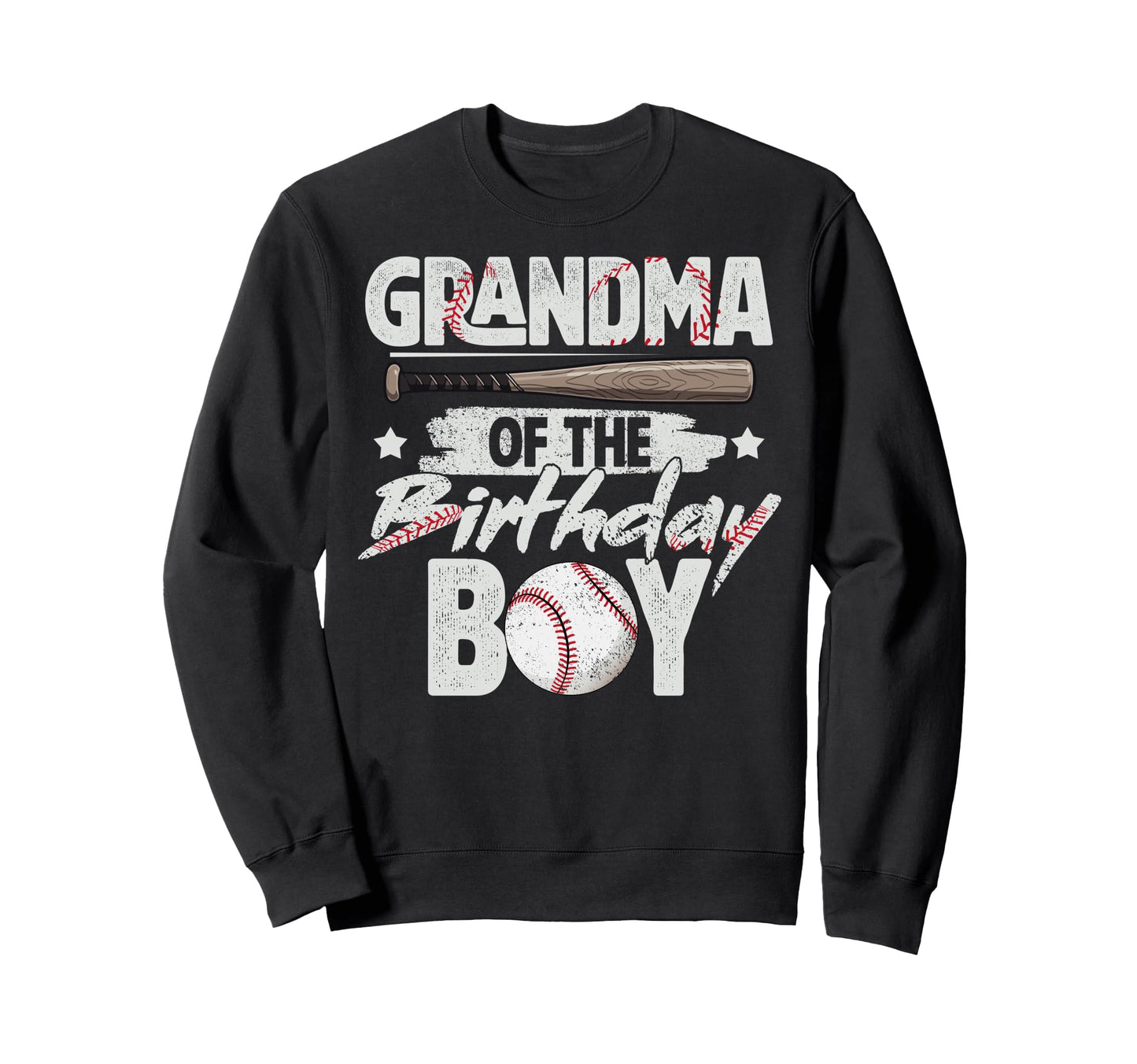 Grandma Birthday Matching Baseball Sweatshirt - Custom Art Print Unisex - T-Shirt, Sweatshirt, Hoodie