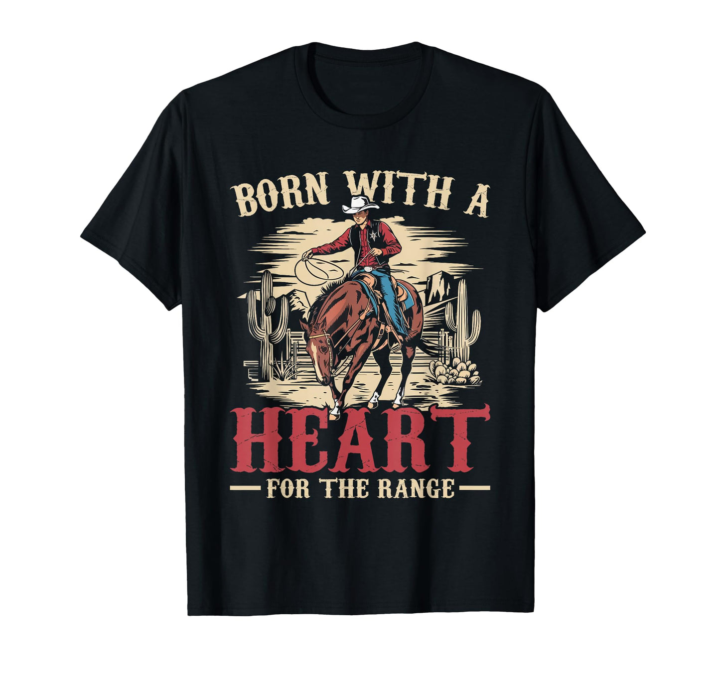 Western Country Rodeo Southern T-Shirt - Fun Novelty Design for Adults - T-Shirt, Sweatshirt, Hoodie