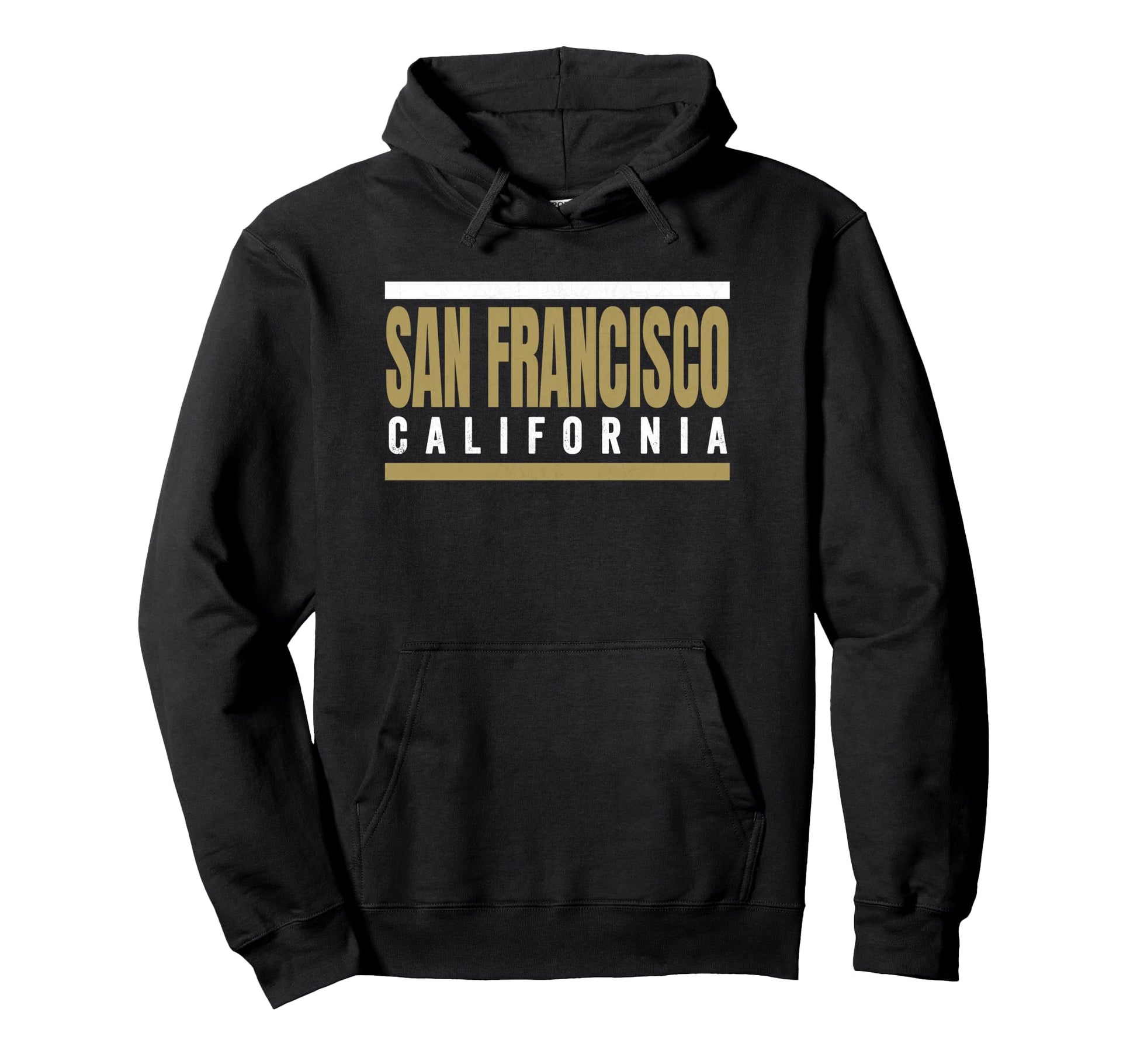 Striped San Francisco Red Maroon Hoodie - Casual Everyday Wear for Adults - T-Shirt, Sweatshirt, Hoodie