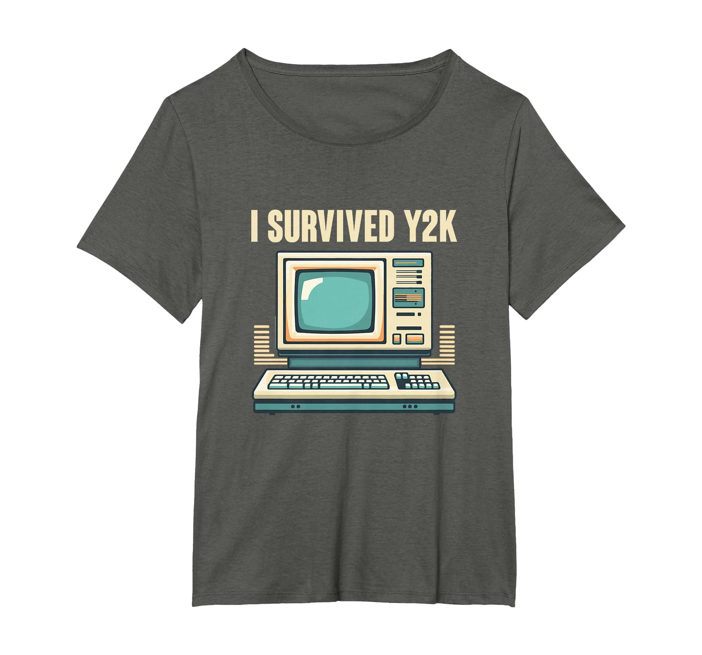 I Survived Y2K Computer Funny Year T-Shirt - Casual Everyday Wear Unisex - T-Shirt, Sweatshirt, Hoodie