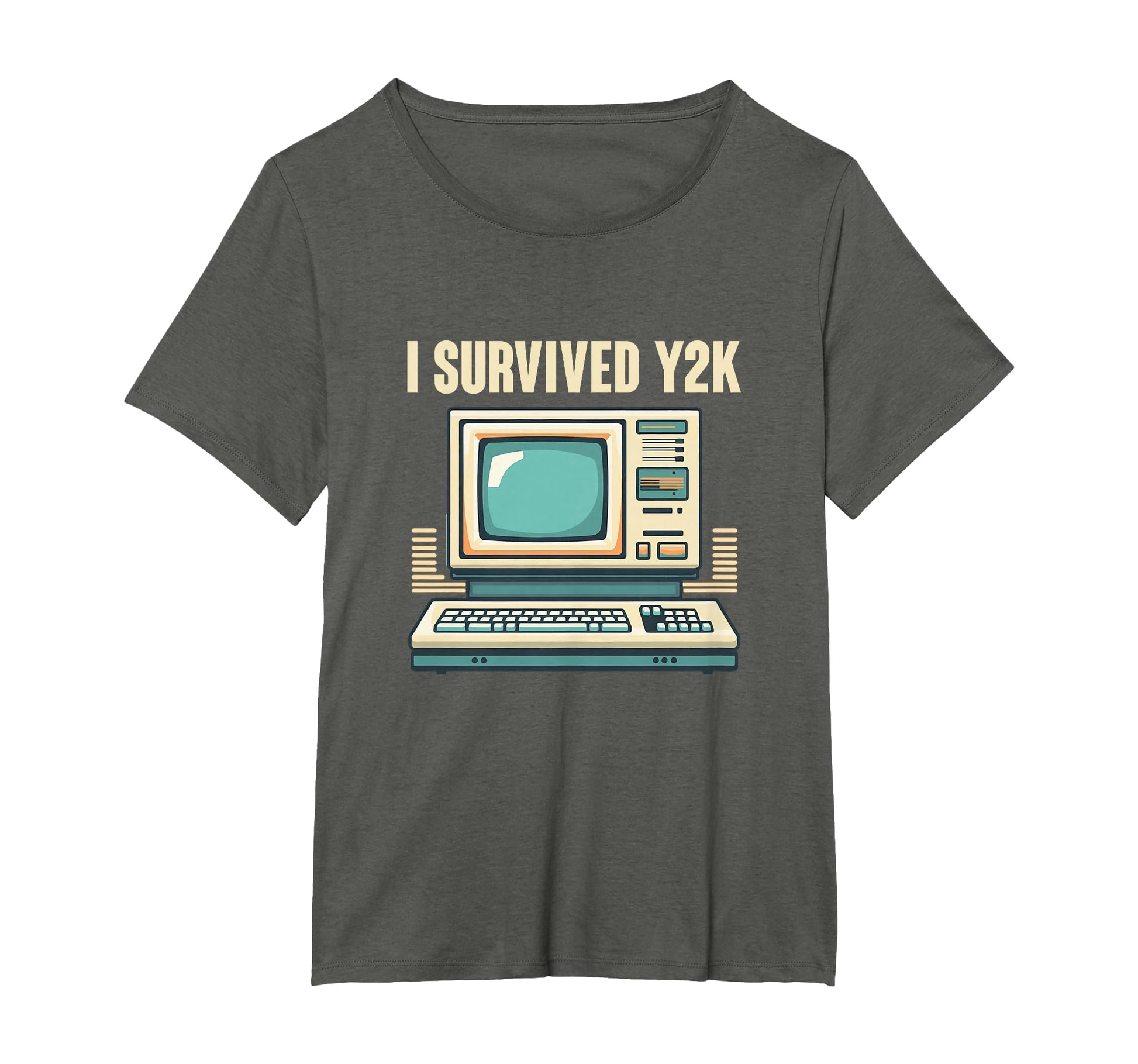 I Survived Y2K Computer Funny Year T-Shirt - Casual Everyday Wear Unisex - T-Shirt, Sweatshirt, Hoodie