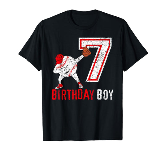 7Th Seventh Birthday Gift 7Th Baseball T-Shirt - Graphic Print for Adults - T-Shirt, Sweatshirt, Hoodie