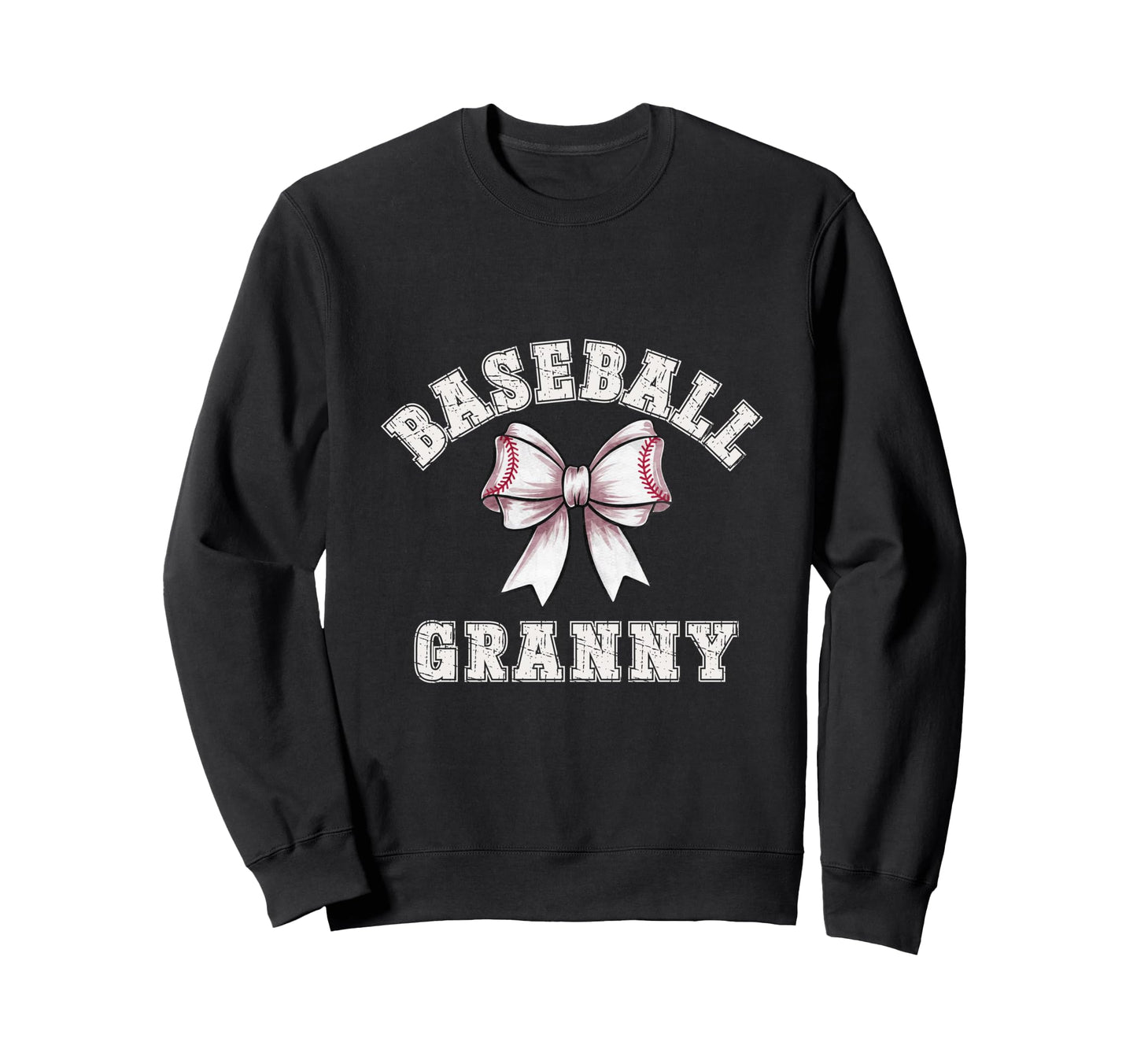 Coquette Baseball Granny Bow Game Day Sweatshirt - Graphic Print Men Women - T-Shirt, Sweatshirt, Hoodie