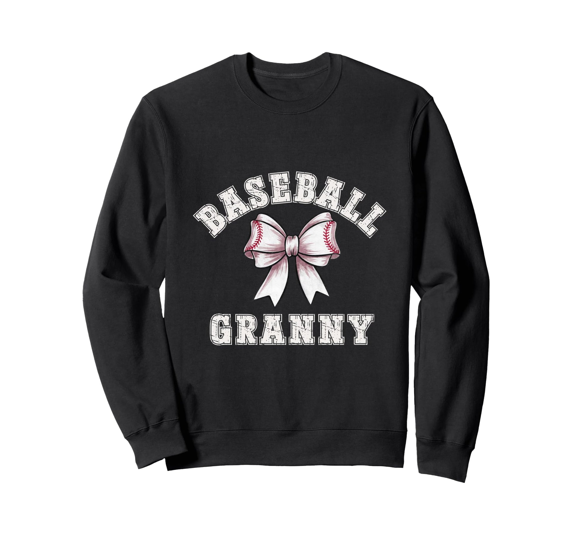 Coquette Baseball Granny Bow Game Day Sweatshirt - Graphic Print Men Women - T-Shirt, Sweatshirt, Hoodie