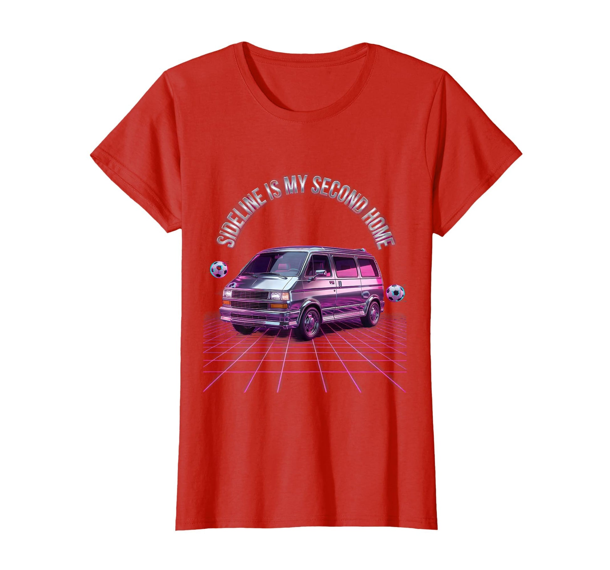 Sideline Is My Second Home Soccer T-Shirt - Aesthetic Graphic for Adults - T-Shirt, Sweatshirt, Hoodie