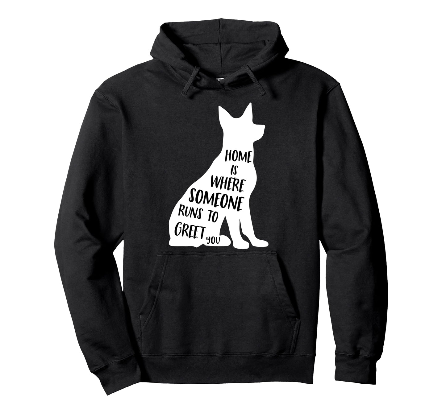 Home Is Where Someone Runs To Hoodie - Casual Everyday Wear Men Women - T-Shirt, Sweatshirt, Hoodie