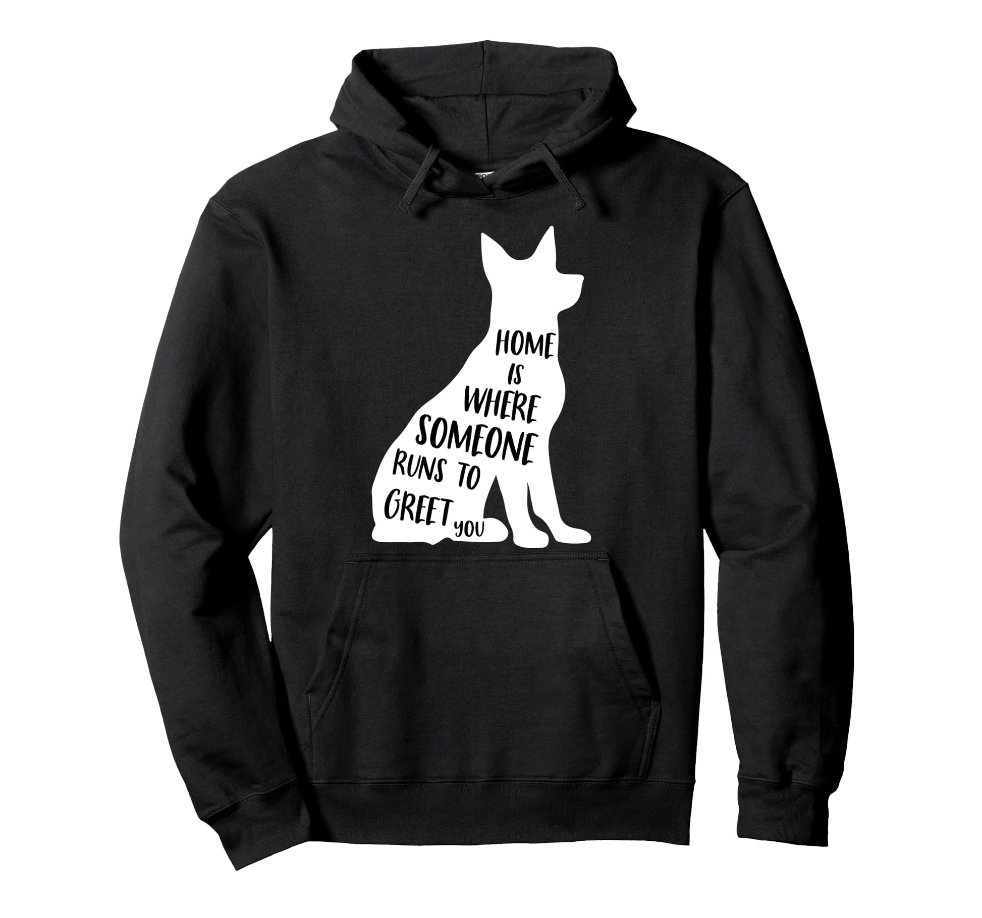 Home Is Where Someone Runs To Hoodie - Casual Everyday Wear Men Women - T-Shirt, Sweatshirt, Hoodie