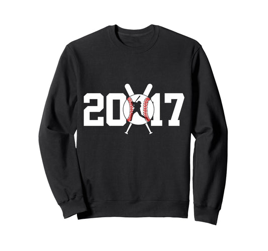 2017 Baseball 9Th Birthday Sweatshirt - Aesthetic Graphic Men Women - T-Shirt, Sweatshirt, Hoodie