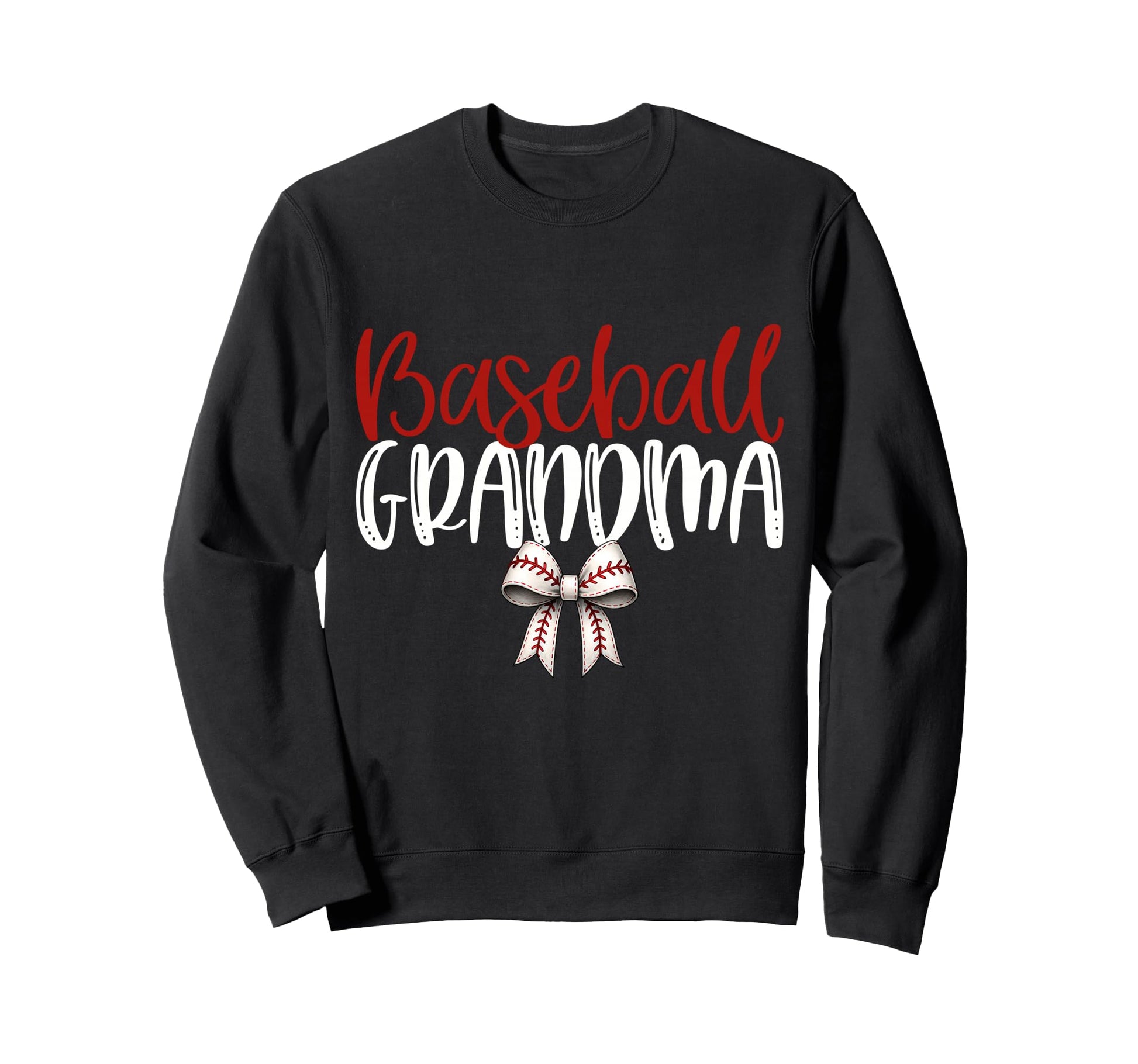 Baseball Grandma Coquette Bow Game Sweatshirt - Fun Novelty Design Unisex - T-Shirt, Sweatshirt, Hoodie