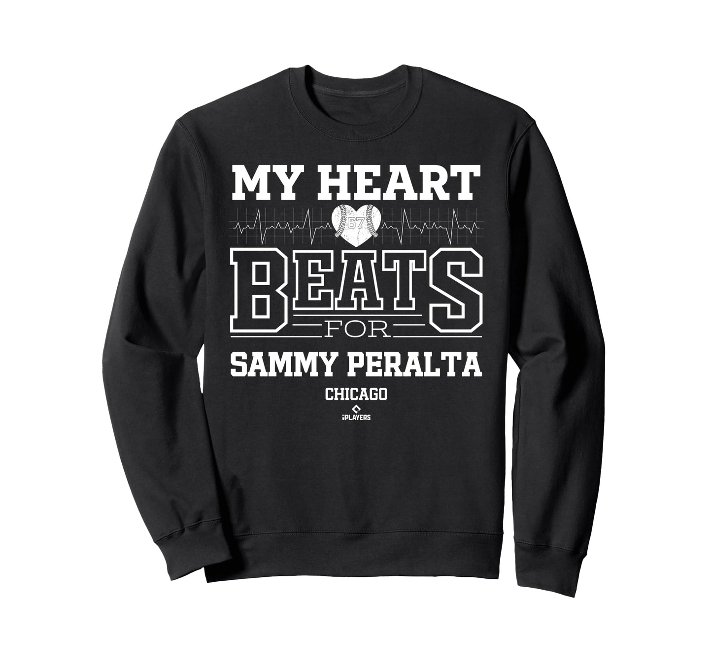 My Heart Beats Sammy Peralta Sweatshirt - Novelty Apparel Men Women - T-Shirt, Sweatshirt, Hoodie