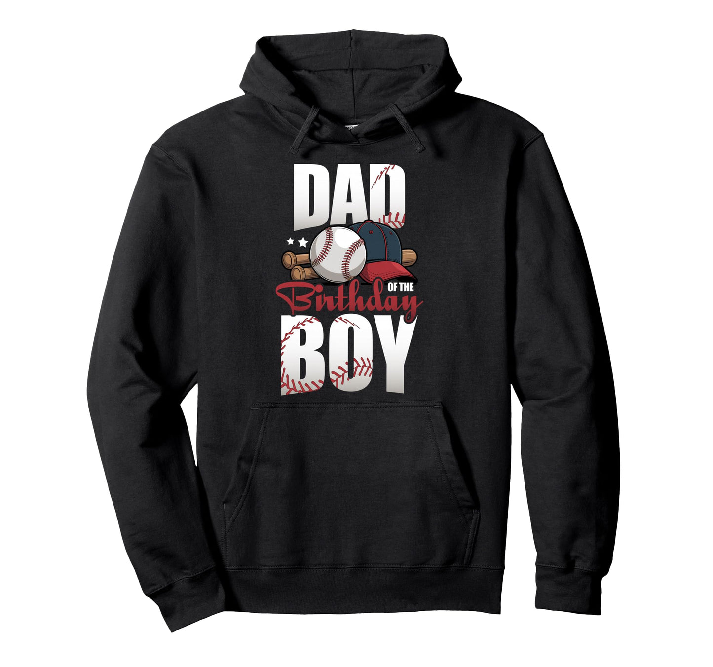 Dad Birthday Matching Baseball Birthday Hoodie - Unique Graphic Men Women - T-Shirt, Sweatshirt, Hoodie