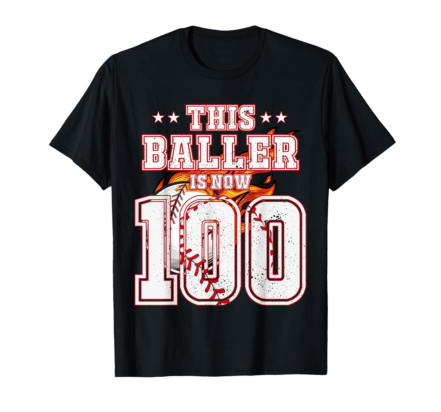 This Baller Is Now 100 Years Old T-Shirt - Minimalist Print Unisex - T-Shirt, Sweatshirt, Hoodie