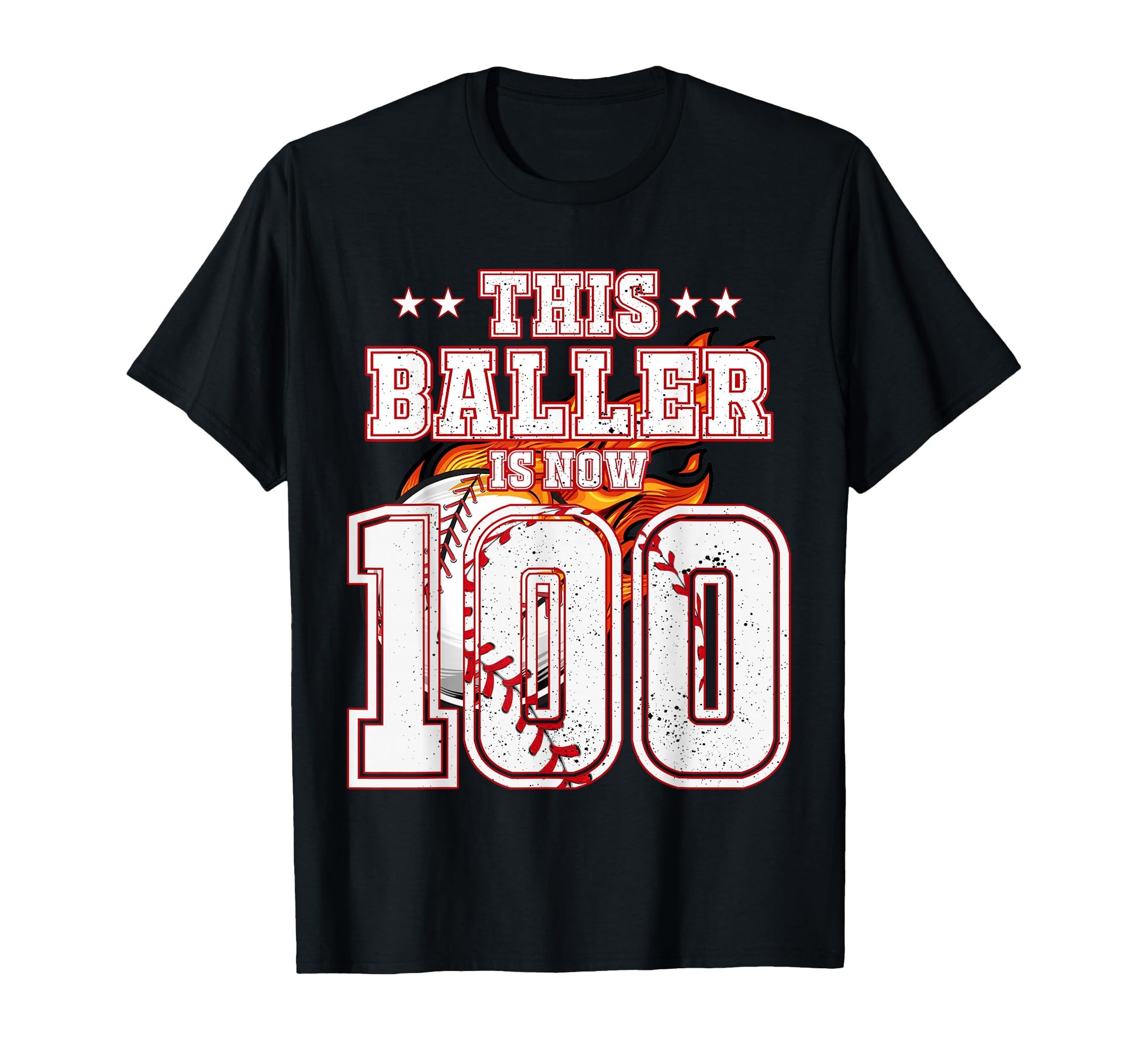 This Baller Is Now 100 Years Old T-Shirt - Minimalist Print Unisex - T-Shirt, Sweatshirt, Hoodie
