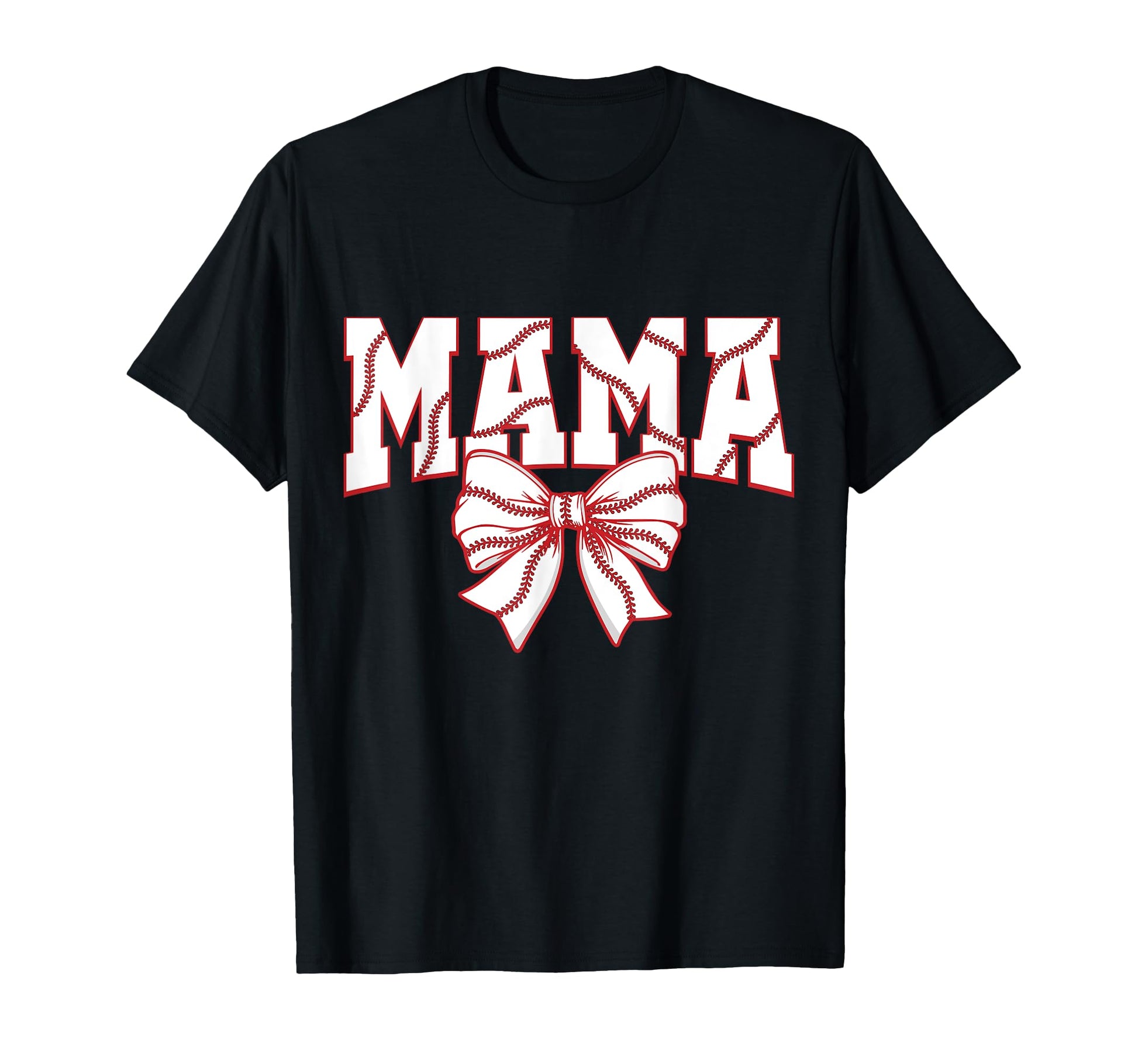 Baseball Mama Mom Mother Mommy Coquette T-Shirt - Minimalist Print Unisex - T-Shirt, Sweatshirt, Hoodie