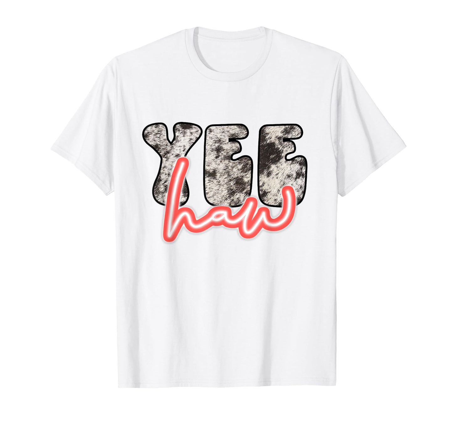 Yee Haw Howdy Rodeo Western Country T-Shirt - Custom Art Print Men Women - T-Shirt, Sweatshirt, Hoodie