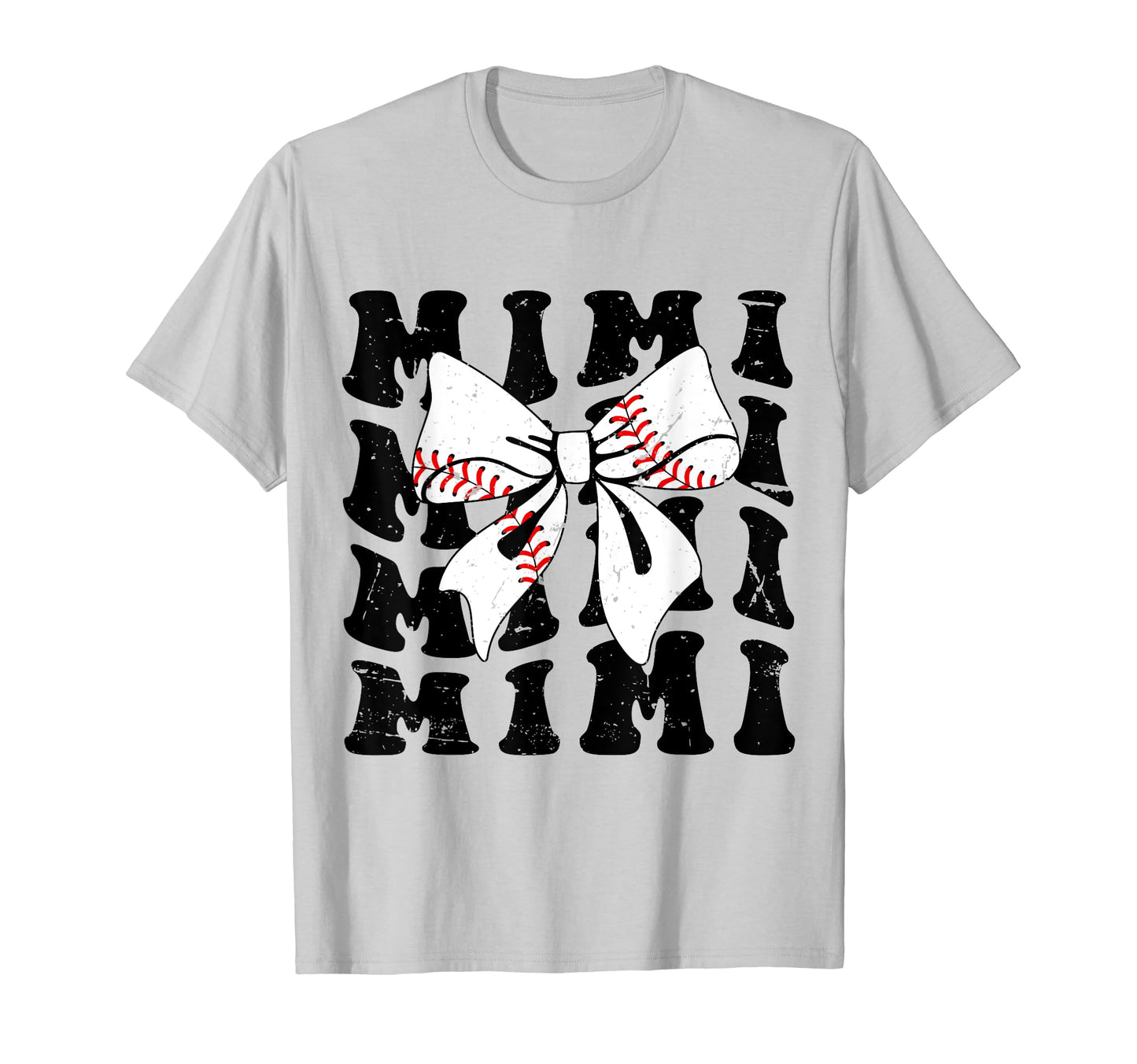 Coquette Groovy Baseball Mimi Bow T-Shirt - Unique Graphic for Adults - T-Shirt, Sweatshirt, Hoodie