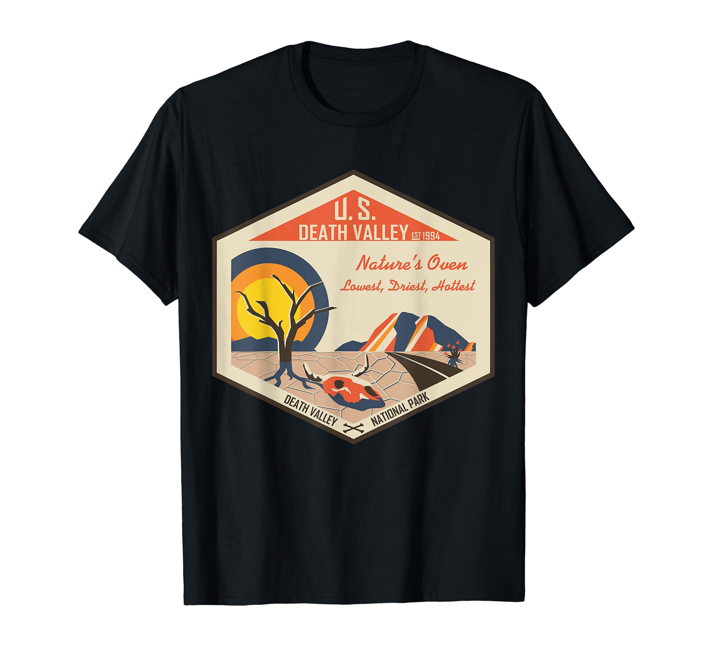 Death Valley National Park Ca Hiking T-Shirt - Custom Art Print for Adults - T-Shirt, Sweatshirt, Hoodie
