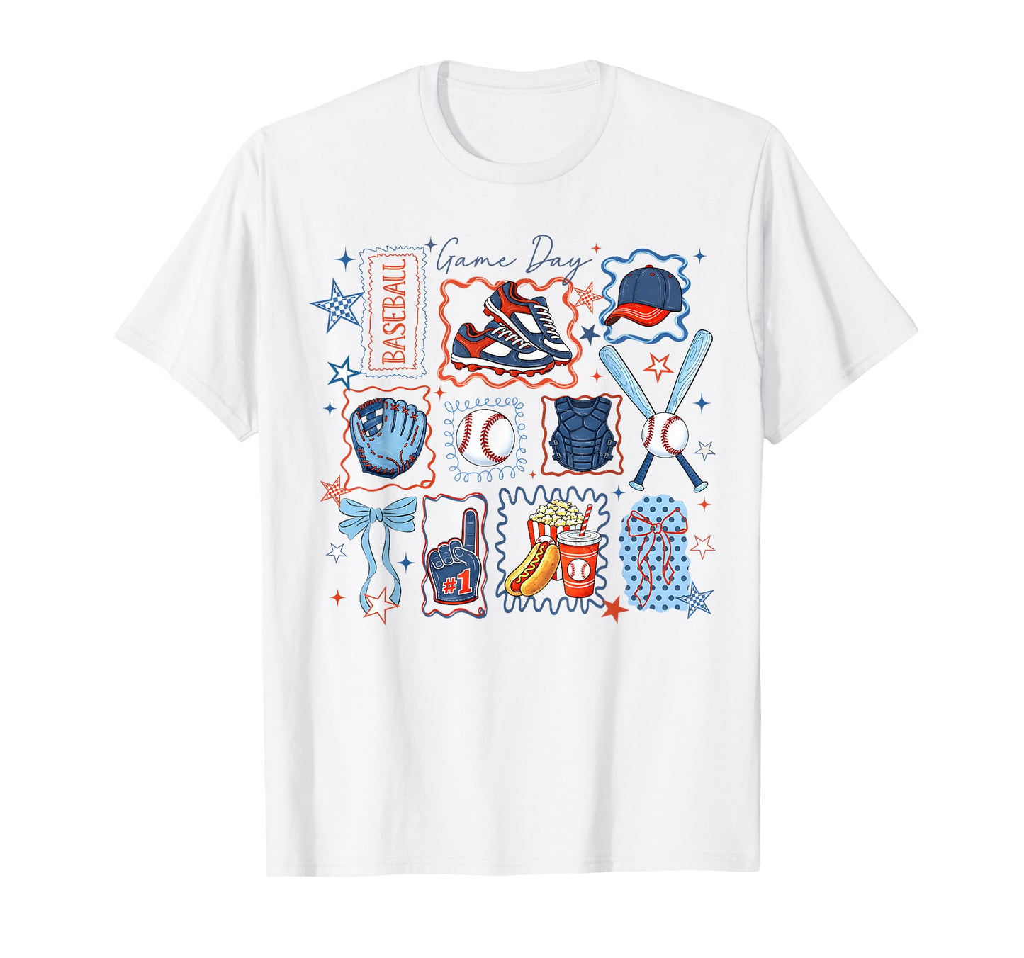 Game Day Baseball Coquette T-Shirt - Fun Novelty Design for Adults - T-Shirt, Sweatshirt, Hoodie