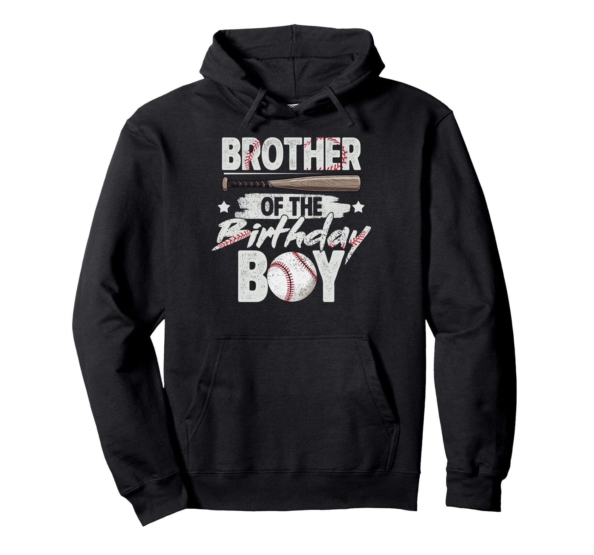 Brother Birthday Matching Baseball Hoodie - Aesthetic Graphic Unisex - T-Shirt, Sweatshirt, Hoodie