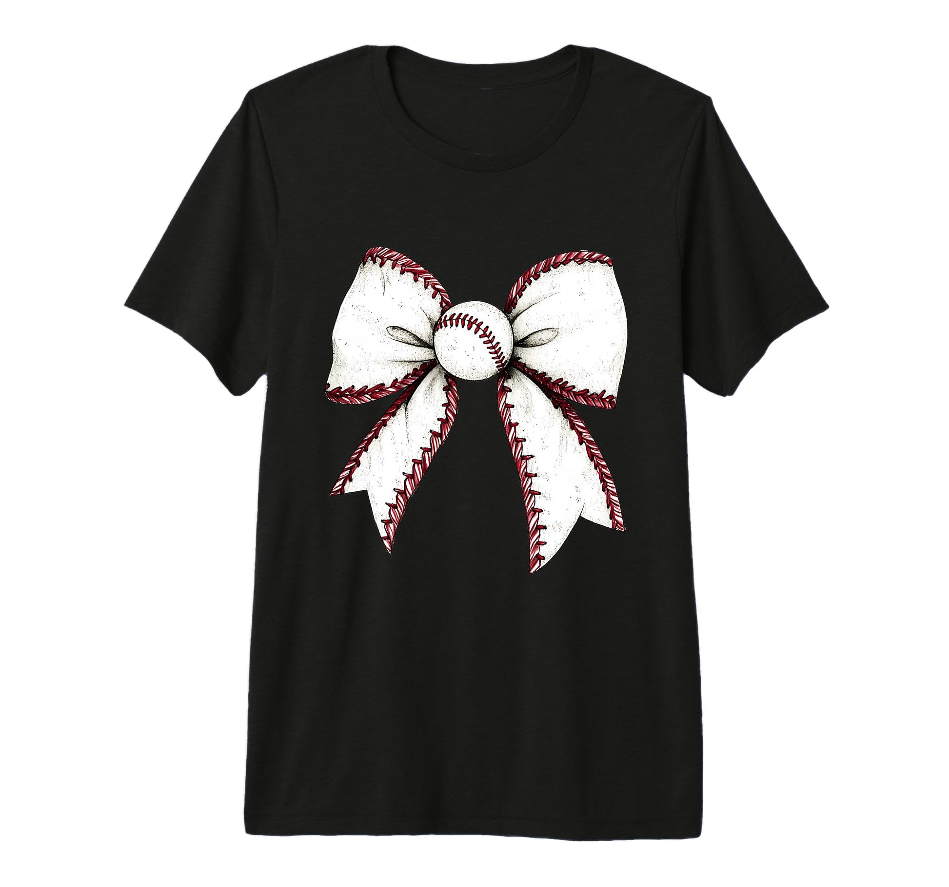 Baseball Coquette Bow Baseball Mom T-Shirt - Aesthetic Graphic for Adults - T-Shirt, Sweatshirt, Hoodie