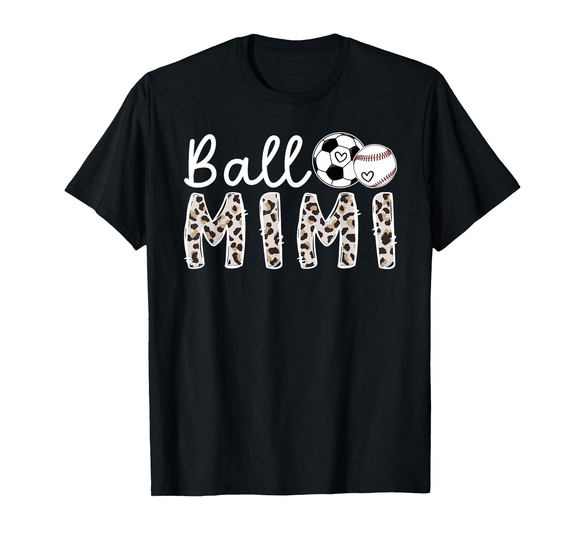 Ball Mimi Grandma Baseball Soccer Mimi T-Shirt - Trendy Graphic Men Women - T-Shirt, Sweatshirt, Hoodie