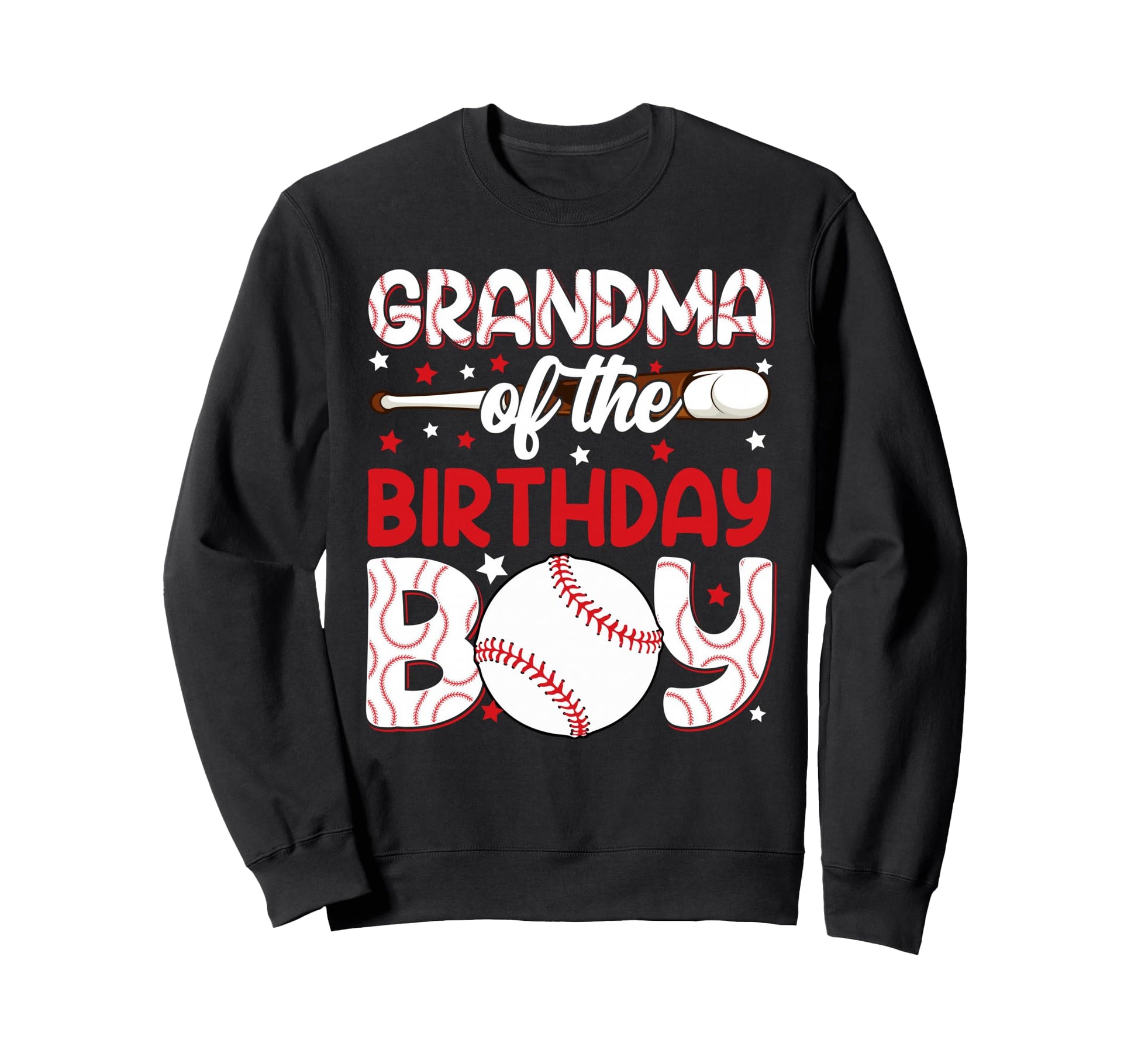 Grandma Birthday Baseball Party Family Sweatshirt - Trendy Graphic Unisex - T-Shirt, Sweatshirt, Hoodie