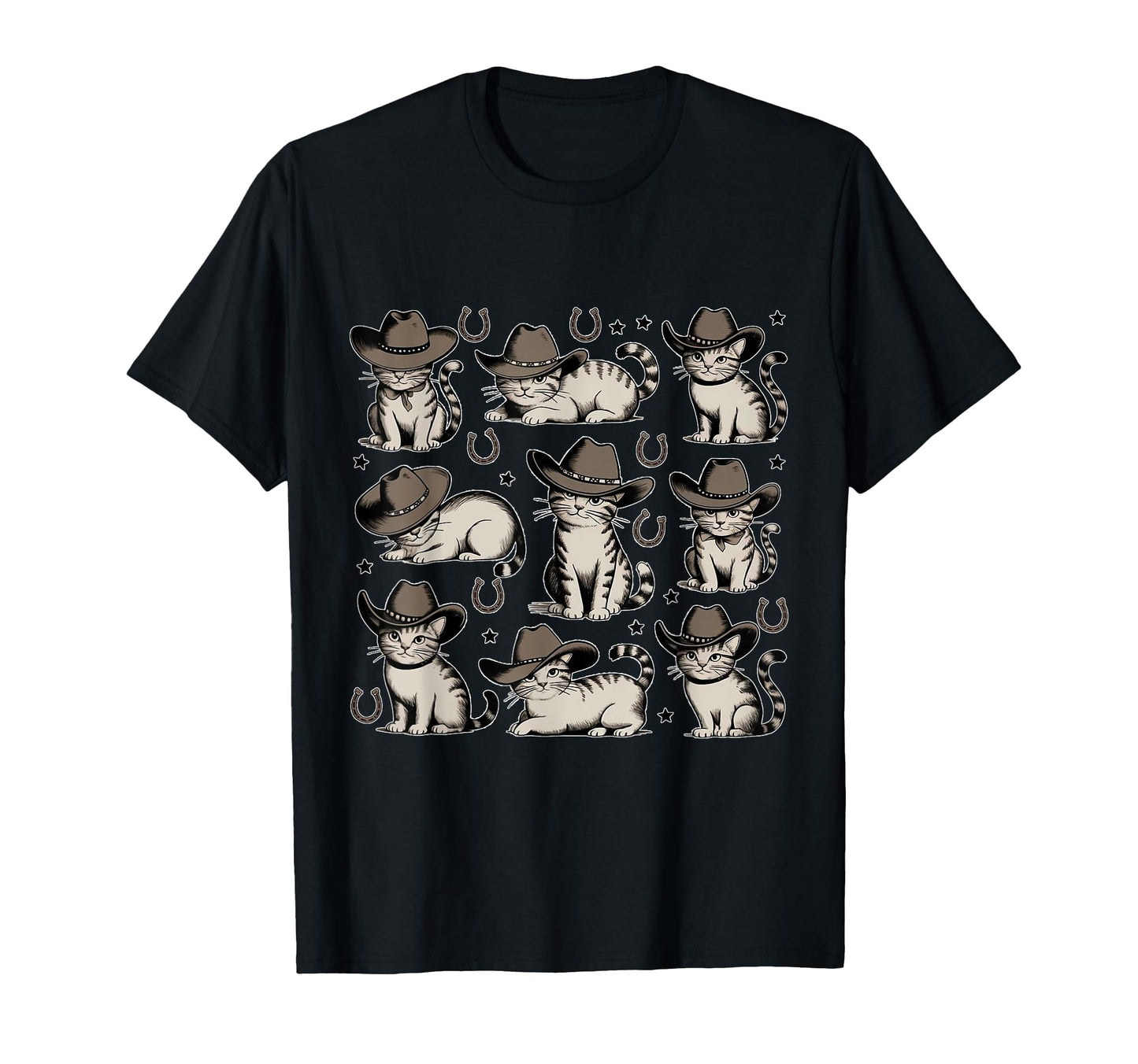 Cowboy Cats And Kittens Western Cowboy T-Shirt - Streetwear Style Unisex - T-Shirt, Sweatshirt, Hoodie
