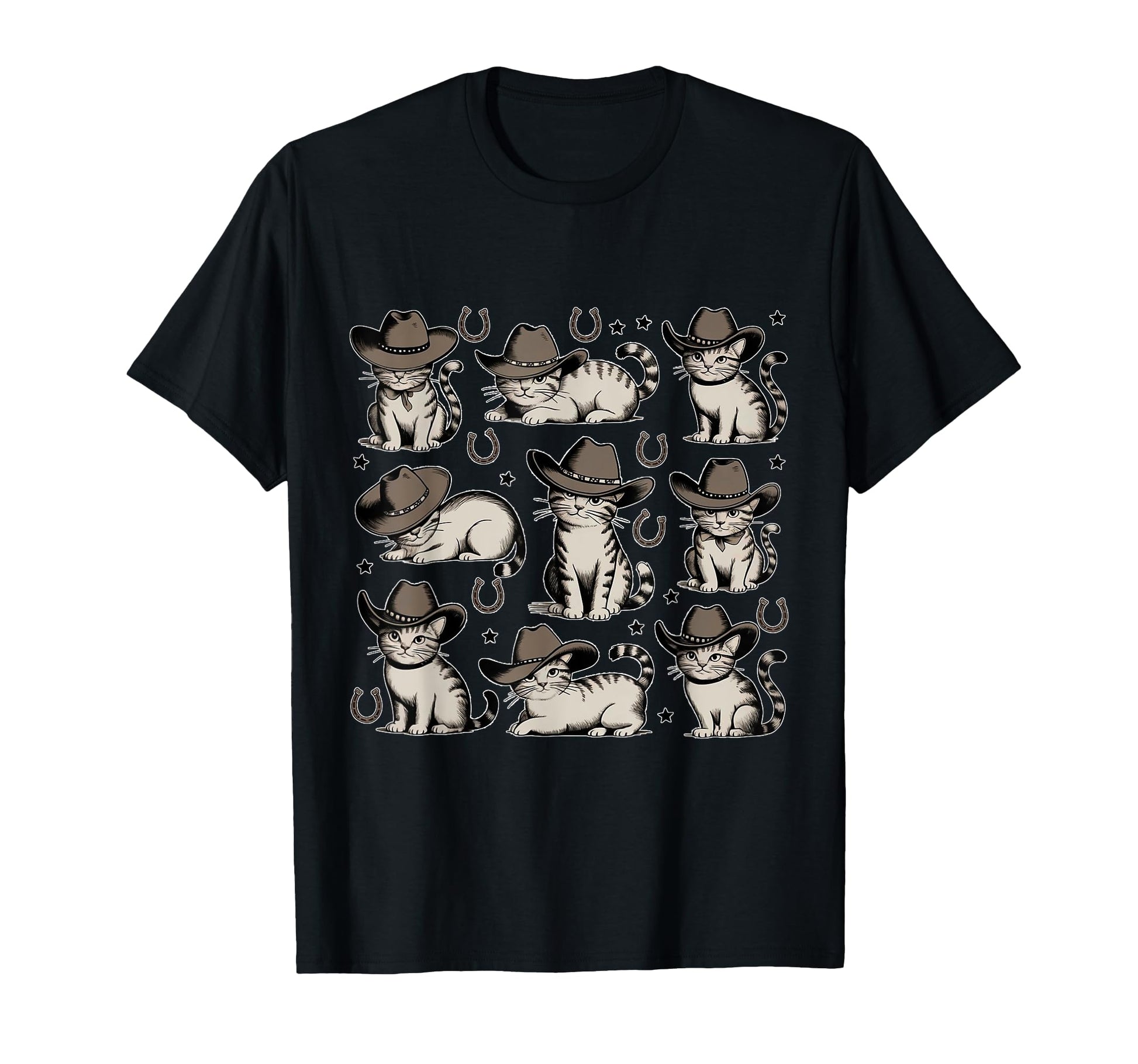 Cowboy Cats And Kittens Western Cowboy T-Shirt - Streetwear Style Unisex - T-Shirt, Sweatshirt, Hoodie