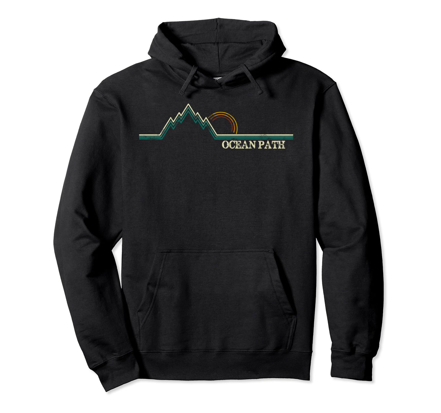 Ocean Path Acadia National Park Maine Hoodie - Casual Everyday Wear Unisex - T-Shirt, Sweatshirt, Hoodie