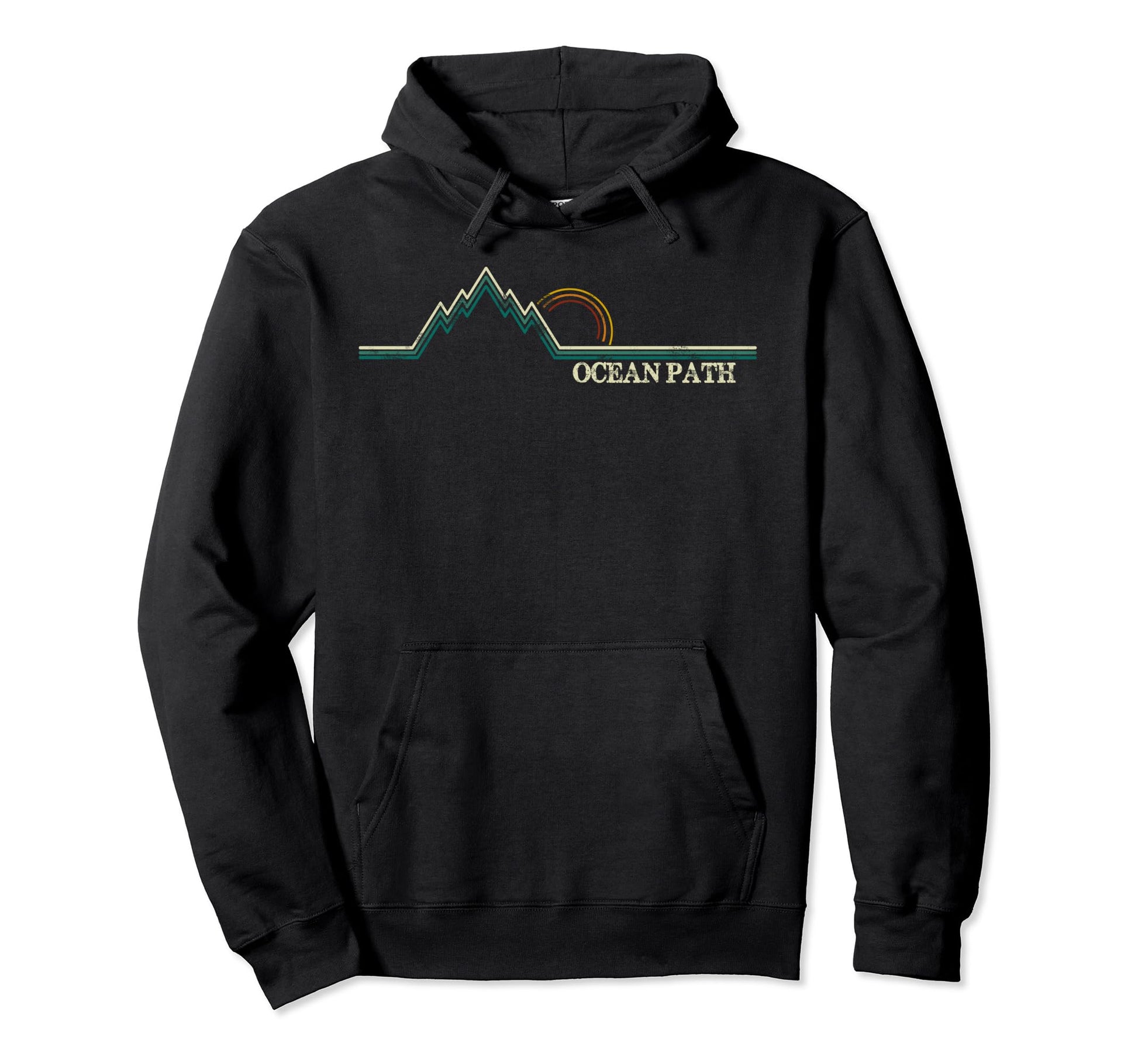 Ocean Path Acadia National Park Maine Hoodie - Casual Everyday Wear Unisex - T-Shirt, Sweatshirt, Hoodie