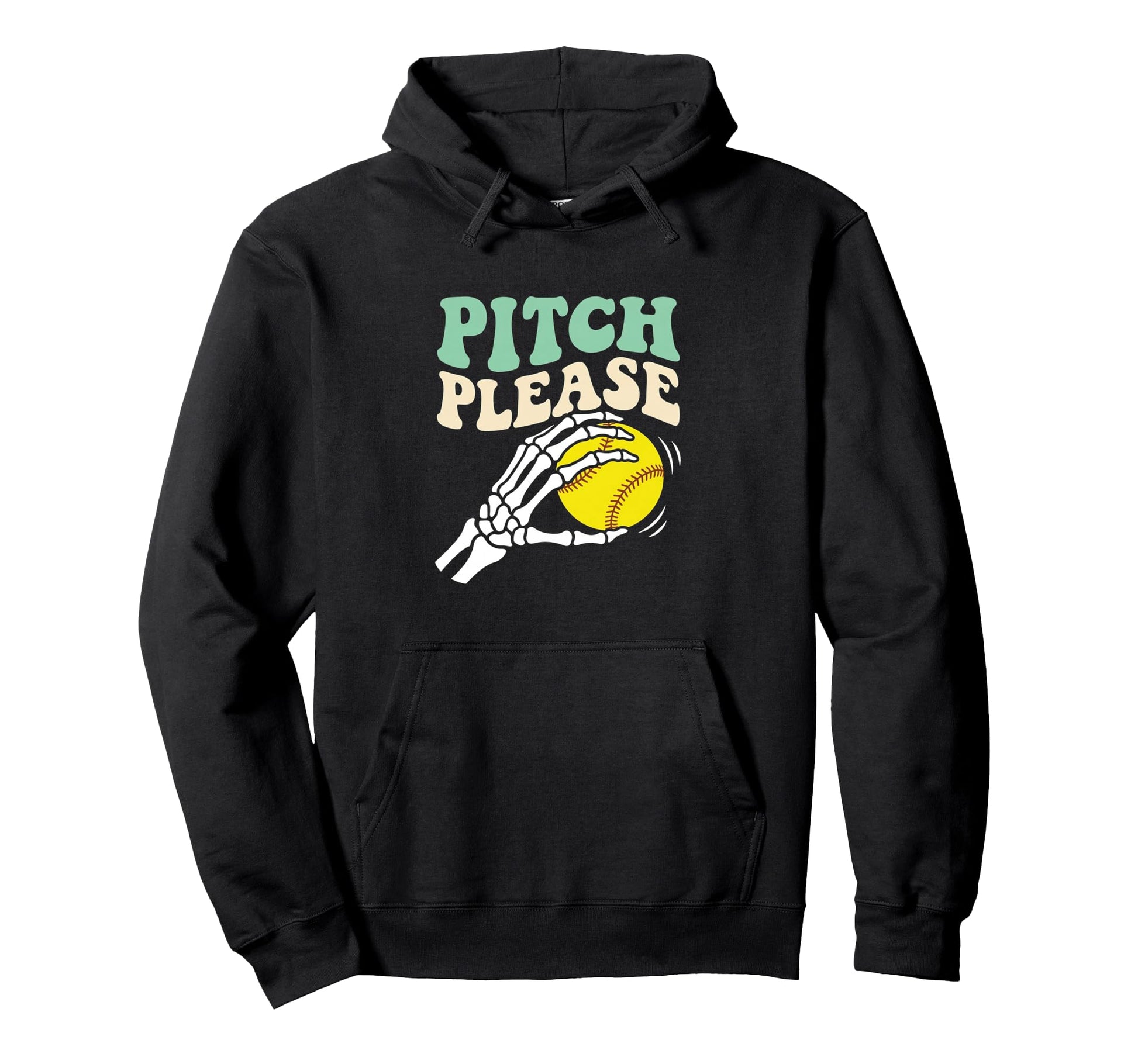 Pitch Please Softball Fastpitch Hoodie - Custom Art Print for Adults - T-Shirt, Sweatshirt, Hoodie